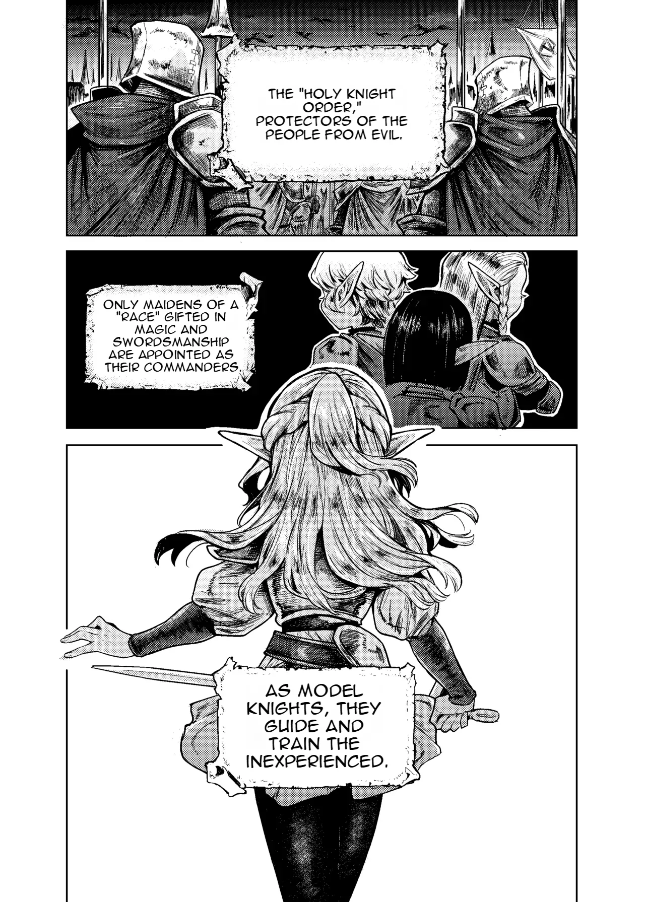 Seikishi Danchou-sama wa Injutsu no Chiryou no Tame ni Shoukan e Ikimashita | The Holy Knight Commander Visited a Brothel to Cure His Curse page 2 full