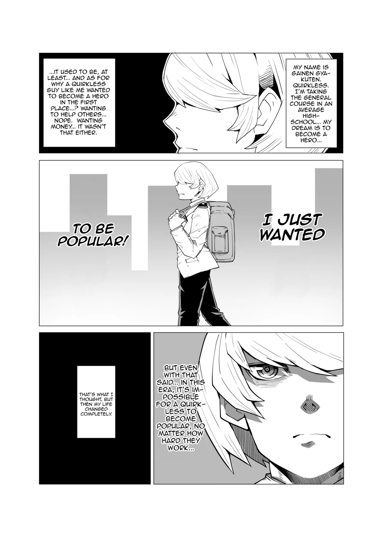 Teisou Gyakuten no Hero Academia | Inverted Morality Hero Academia page 1 full
