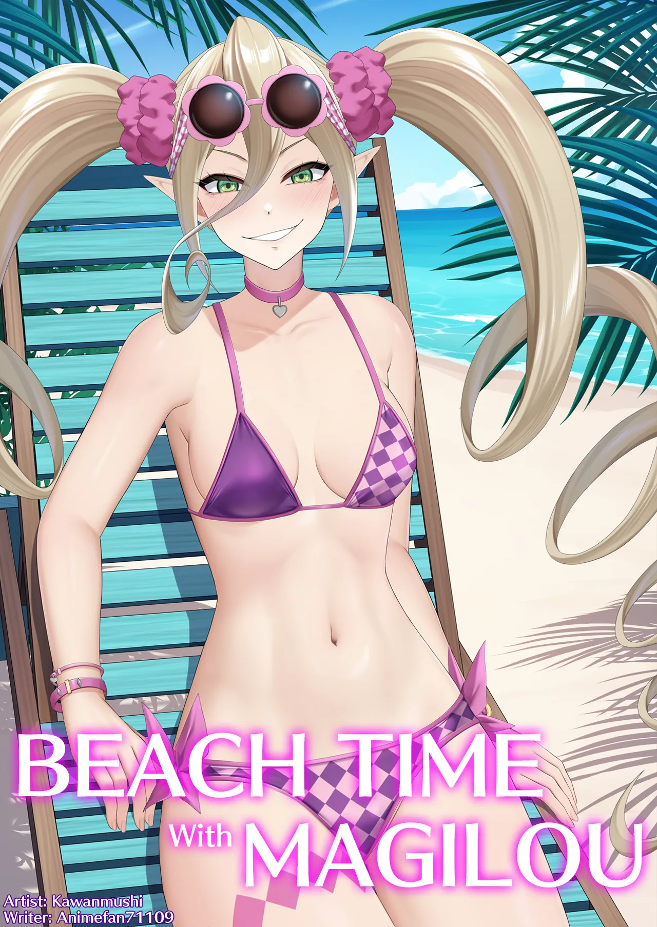 Beach time with Magilou page 1 full