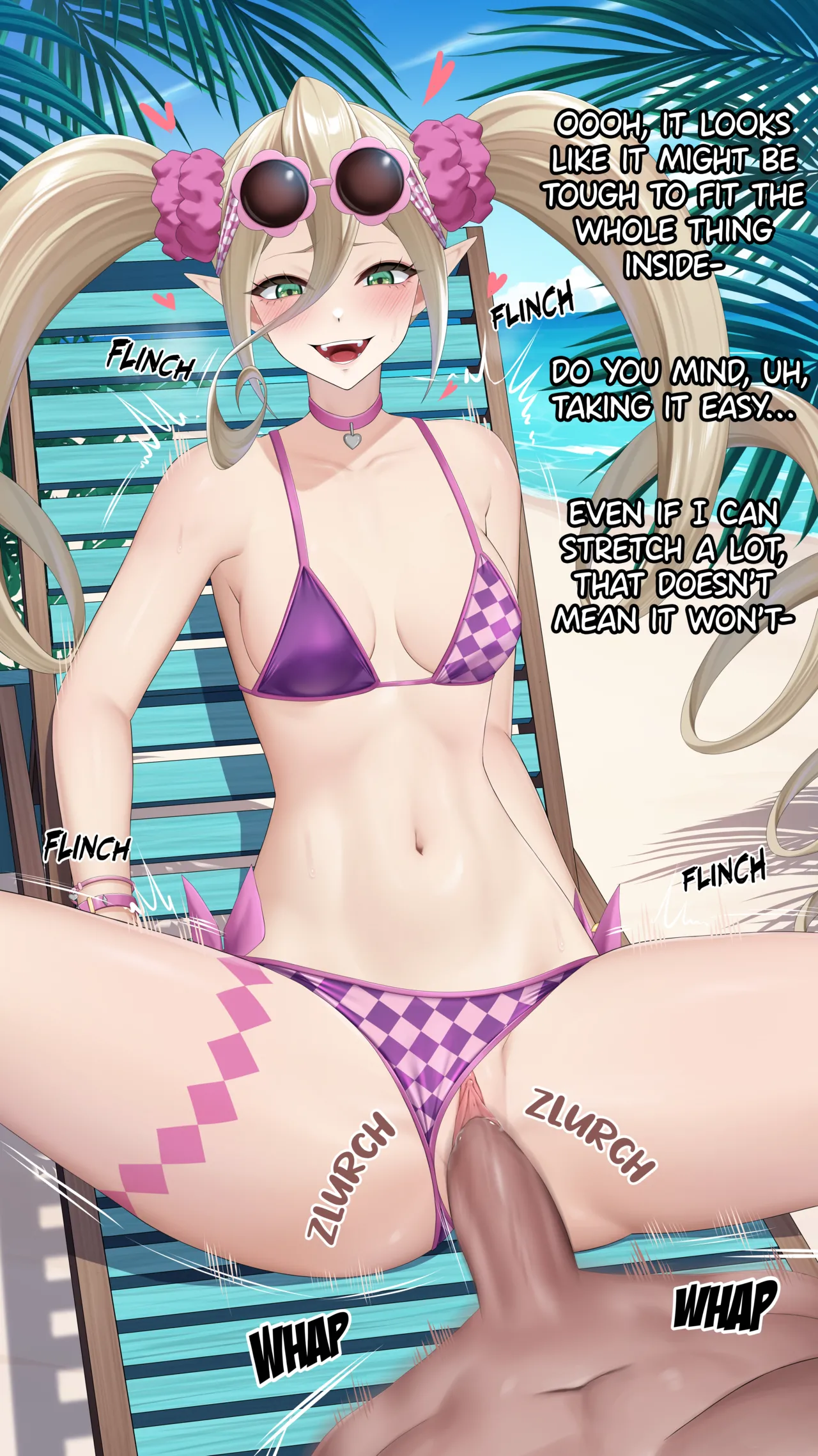 Beach time with Magilou page 4 full