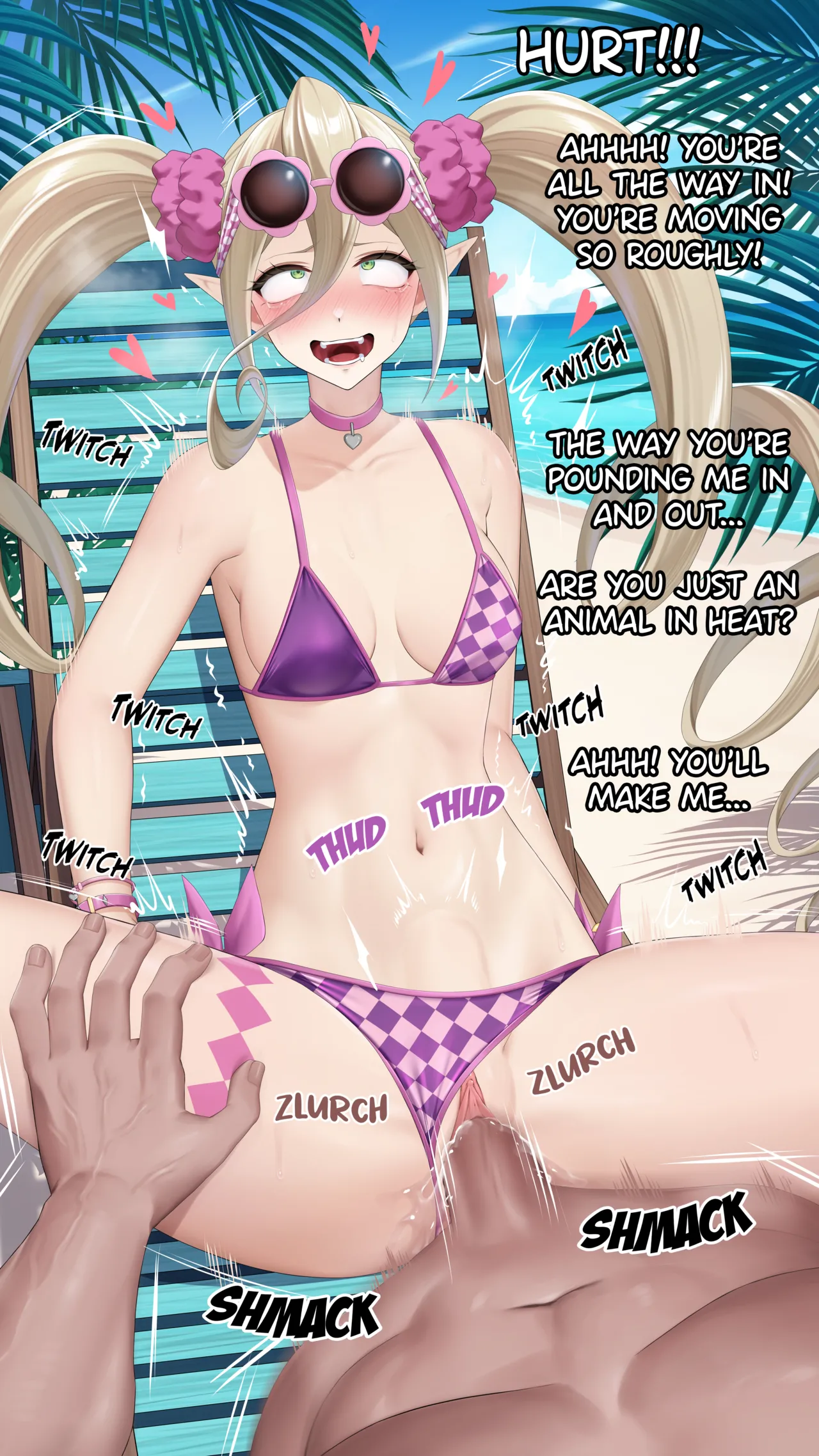 Beach time with Magilou page 5 full