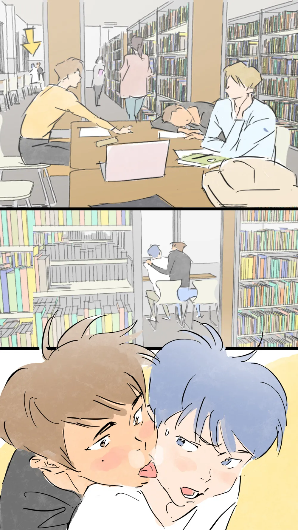 An Open Friend | In the library page 1 full