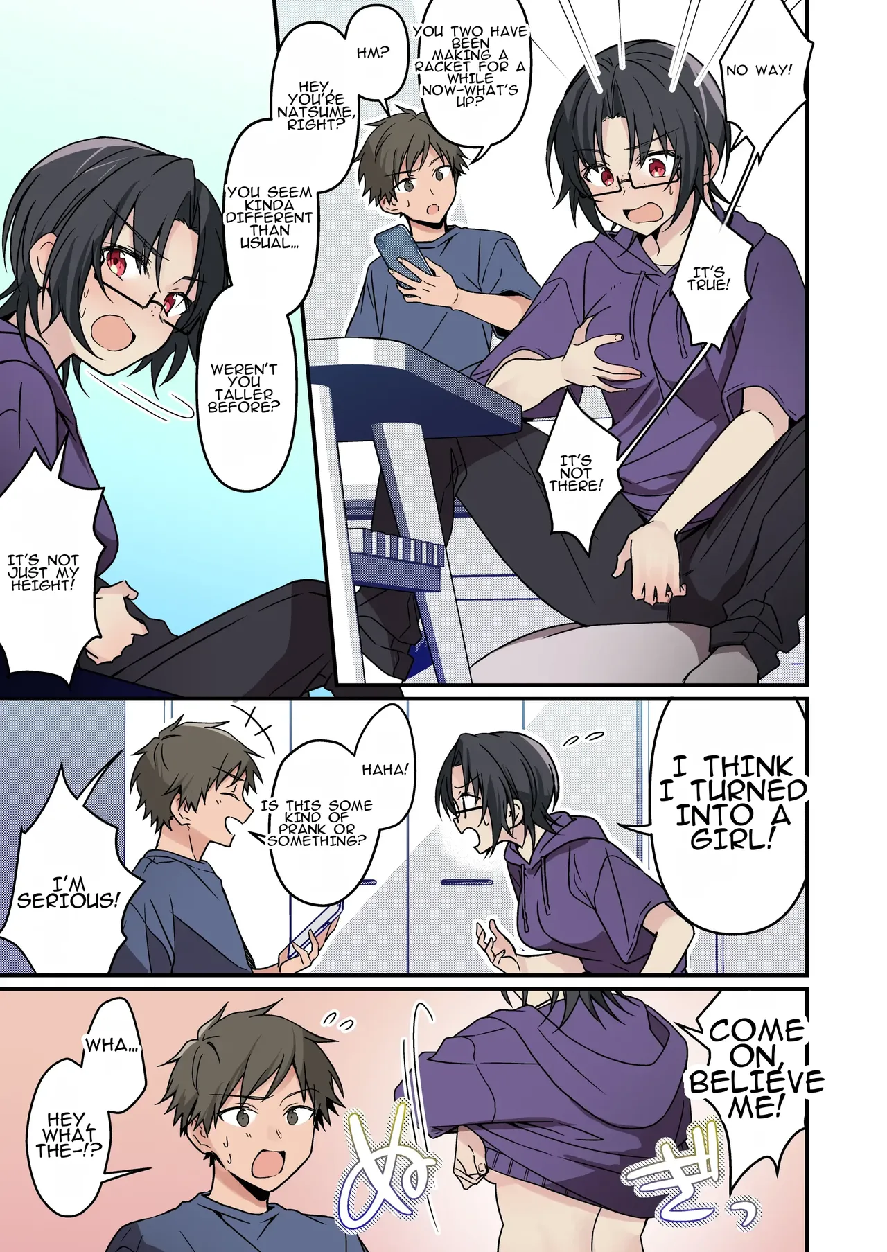 Jinsei Kaihen Appli de Barairo no Hibi? ~Jibun o Ukkari Dosukebe Bishoujo ni~ | Rosy Days with a Life-Altering App? ~Accidentally Turning Myself  into a Super Lewd Beauty ~ page 7 full