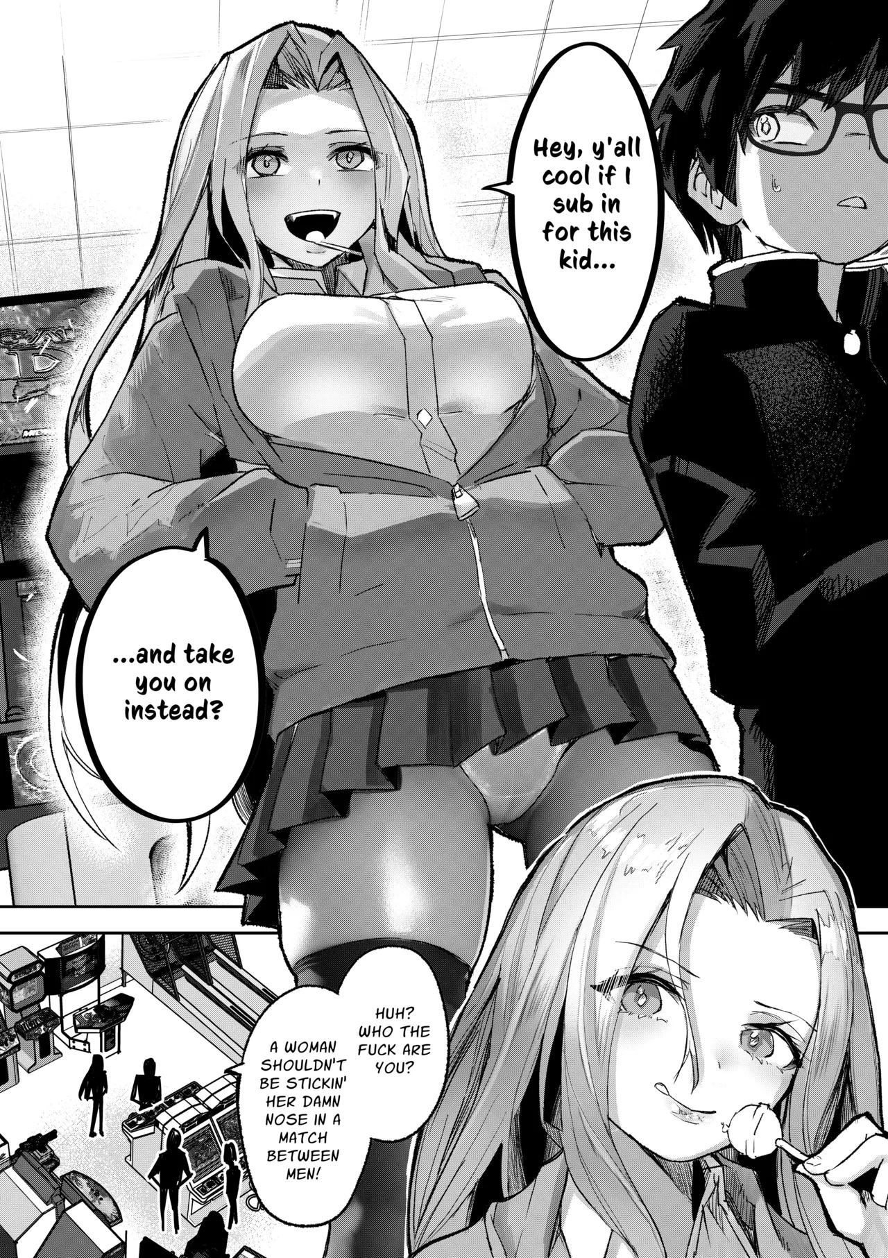 Gal Pro Gamer-sama no Nama Oppai wo Fan no Mae de Sarashite Yaru yo | I'll Expose The Pro Gamer Gal's Breasts Before Her Fans page 5 full