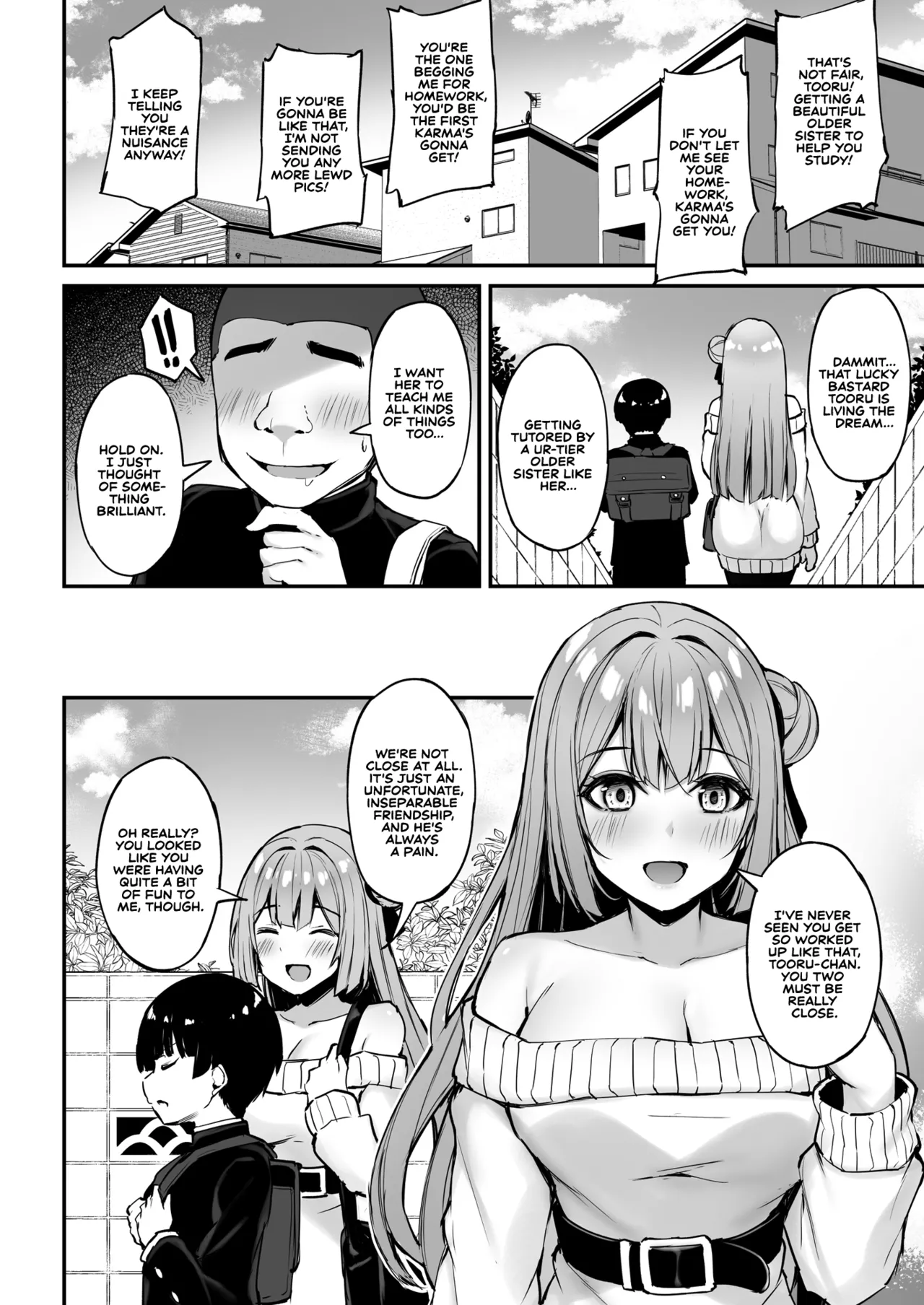 Itsumo Yasashii Oneesan Wa Boku No Inai Aida Ni | My Kind Onee-san, While I was away... page 9 full