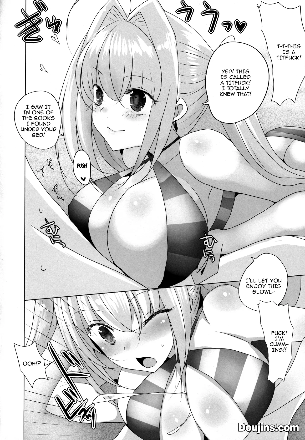 Nero ni Oppai de Shite Morau Hon | Book Where Nero Does Me With Her Tits page 9 full