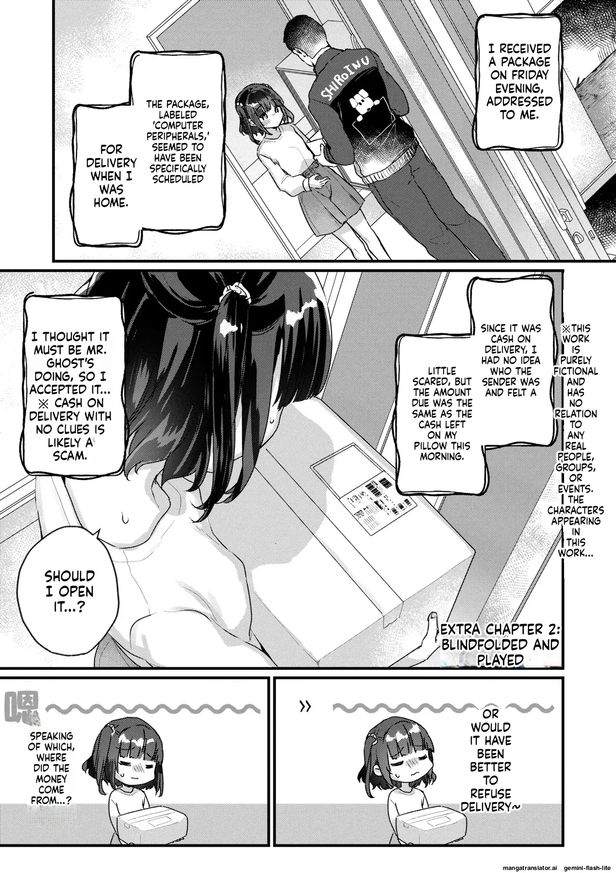 Kanroame:There's a Presence in My House:Extra Chapter 2 page 1 full