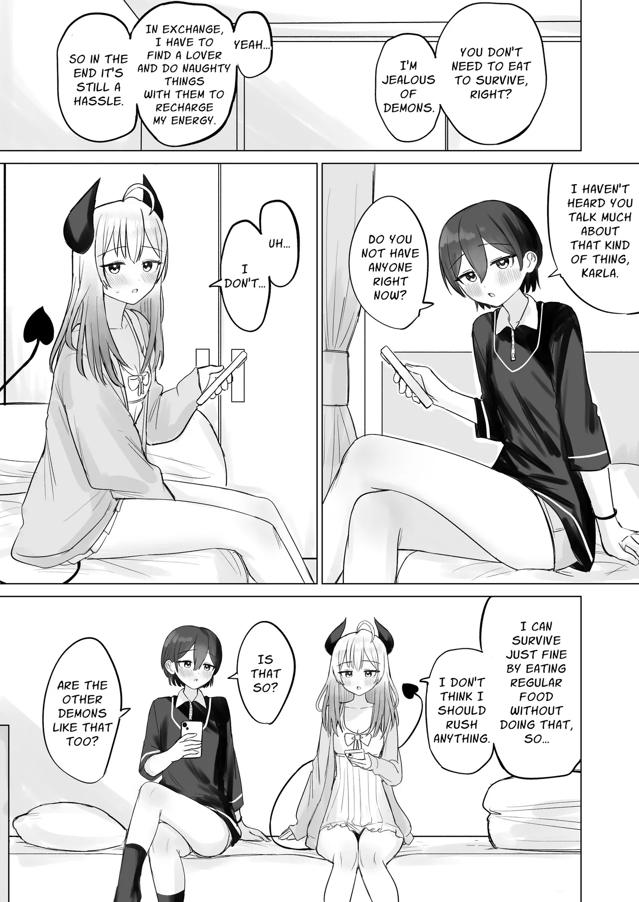 Shikiyoku Kaihou Succubus-chan | Lust-Unleashed Succubus-chan page 7 full