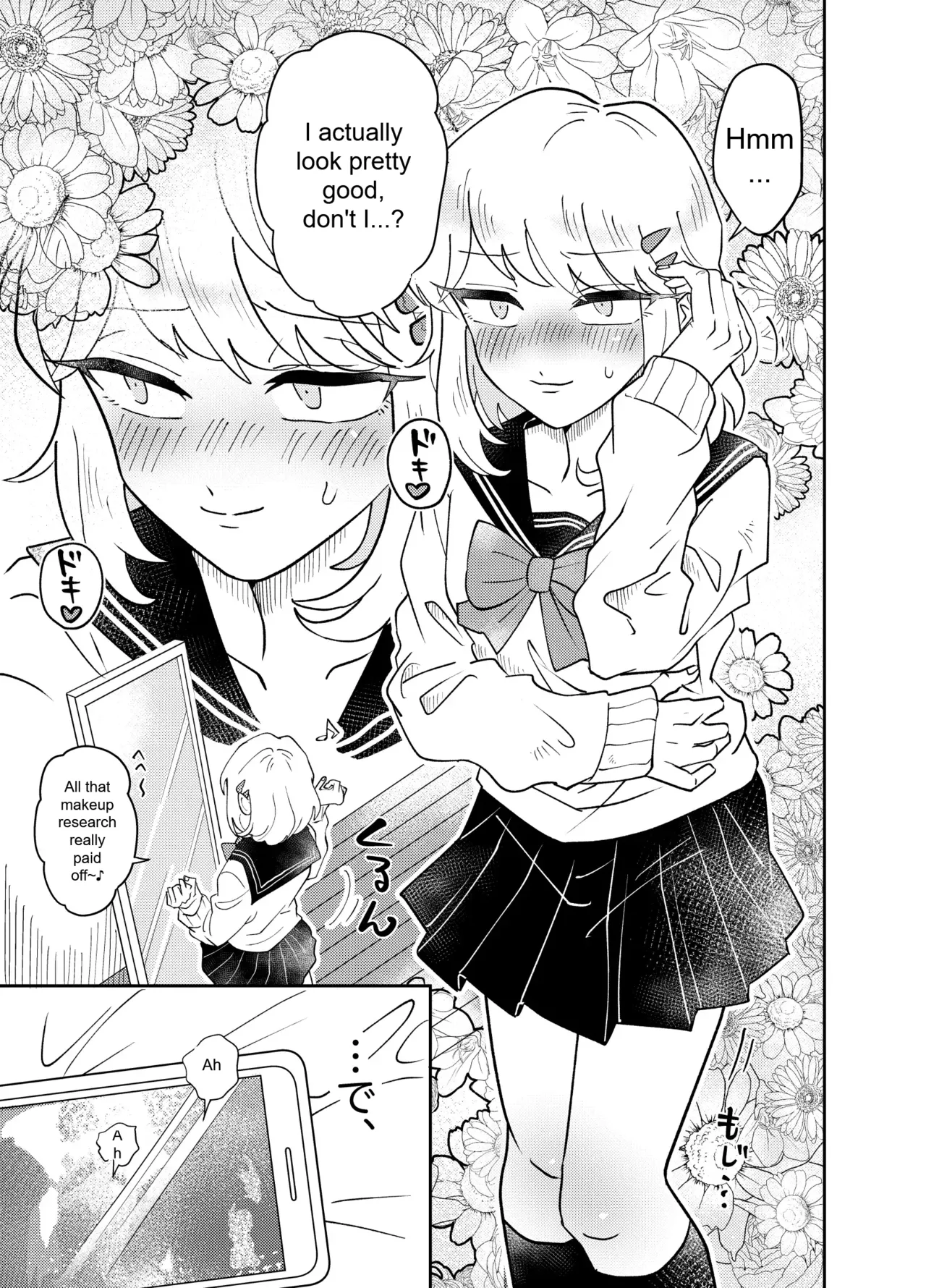 The Crossdressing Boy Can’t Resist His Curiosity! ~My First Time Being Felt Up and Fucked on a Crowded Train~ page 7 full