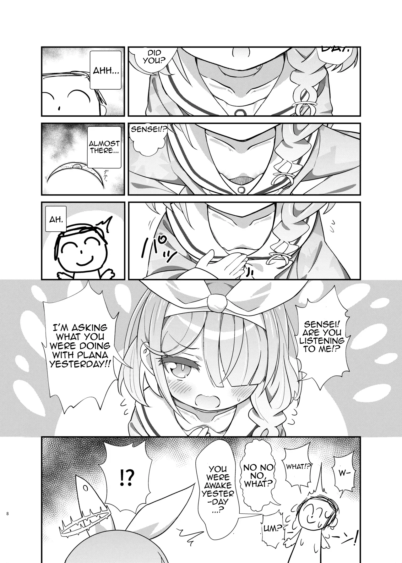 Arona-chan Agrees To A Friendly And Affectionate Relationship With Her Sensei Who She Loves Very Very Much page 7 full