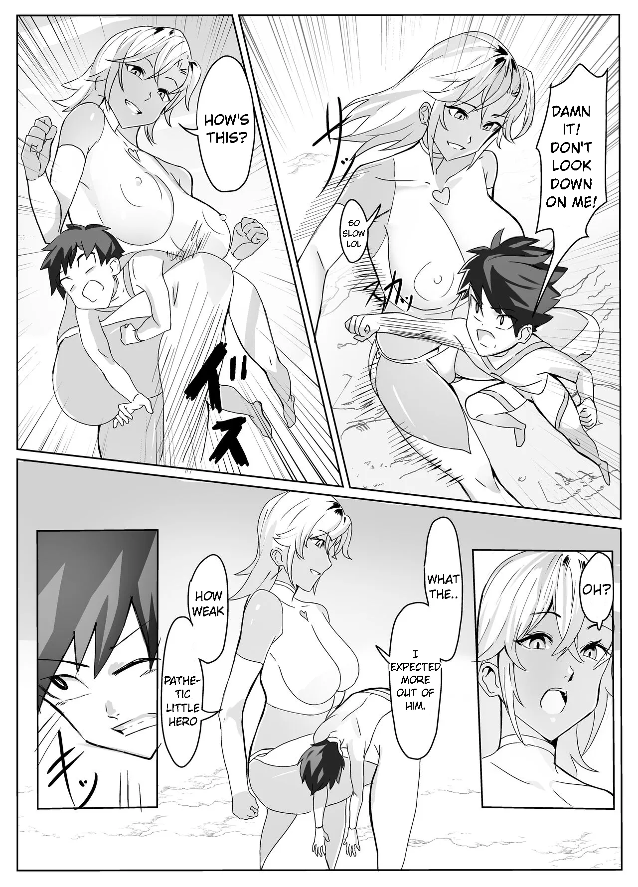 Dosukebe Kaijin ni Saitei Mazo Shasei Saserareru Hanashi page 3 full
