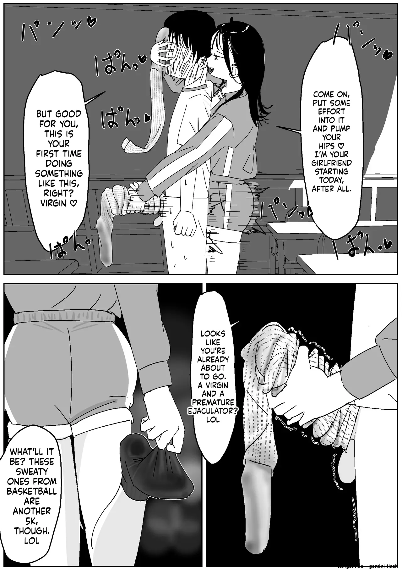 Classmate's Stinky "3-Day-Worn" Socks Attack page 9 full