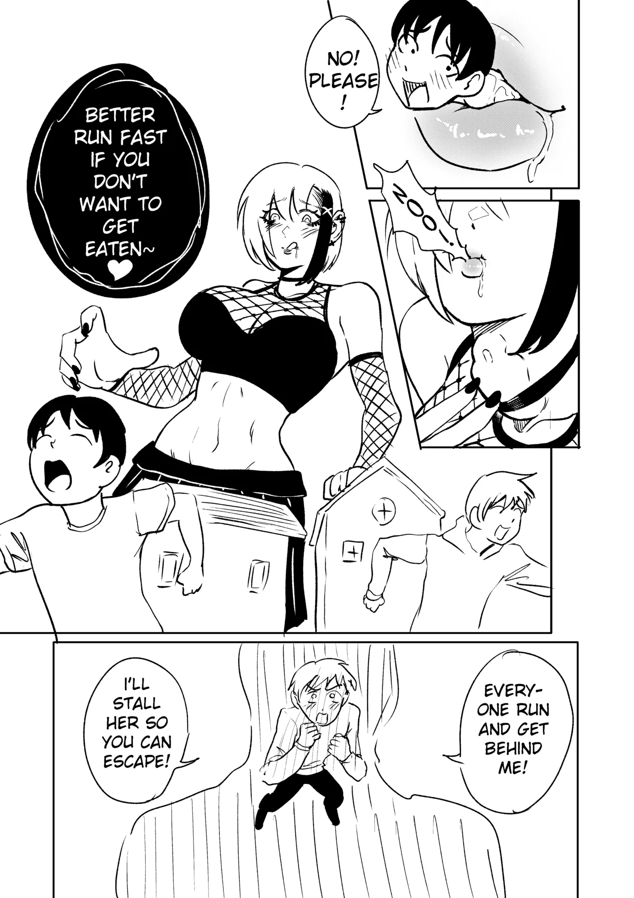 Goth Giantess Vore 1 page 1 full