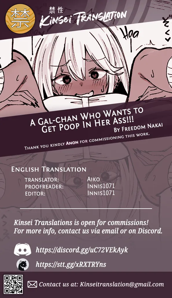 Ketsu Ana NI Dappun Kimerurareru Gyaru Chan ！ ！ ！ | A Gal-chan Who Wants to Get Poop In Her Ass!!! page 7 full