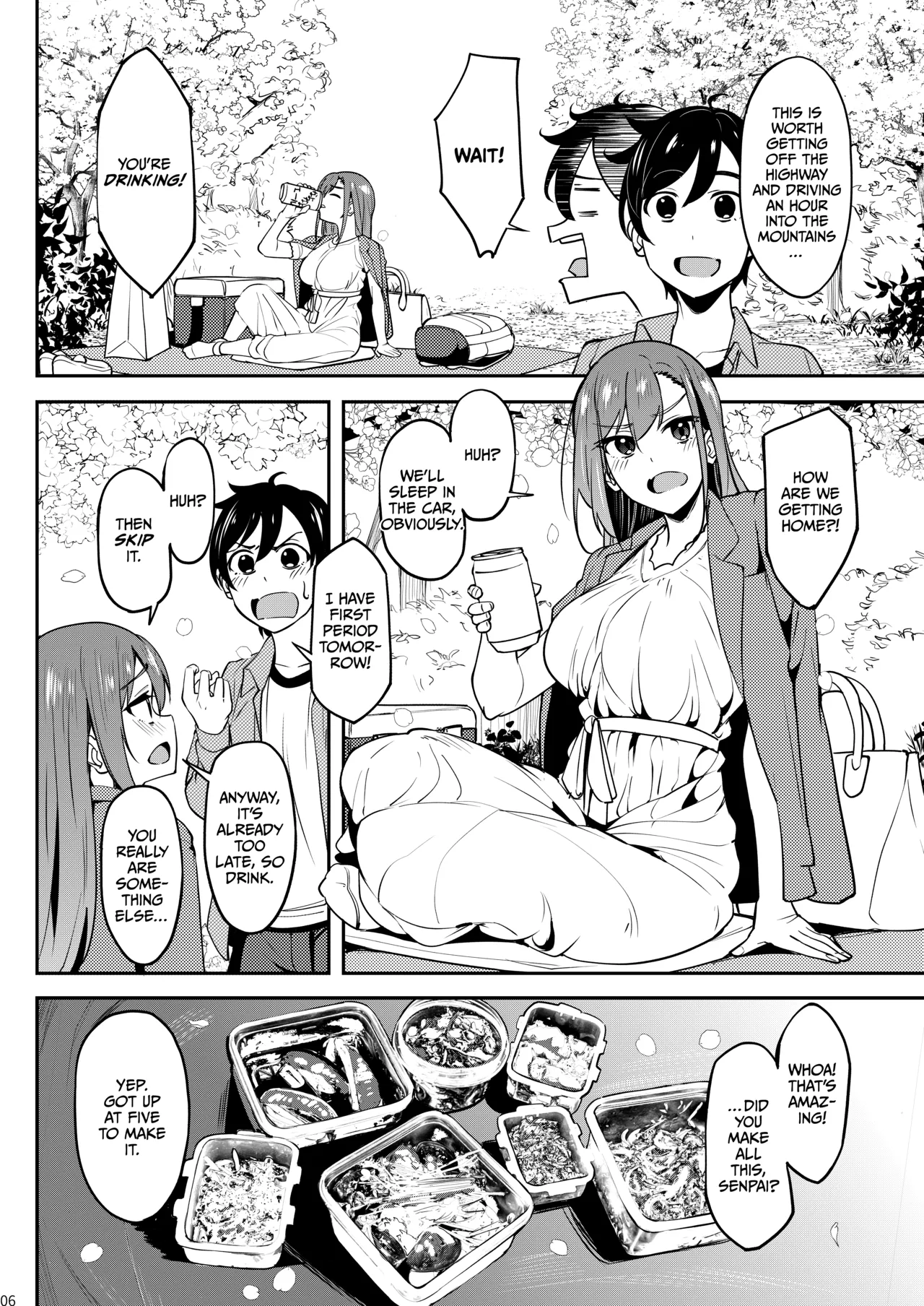 Yoidore Hanamizake - Daigaku no Senpai to Ohanami Deisui Sex page 5 full
