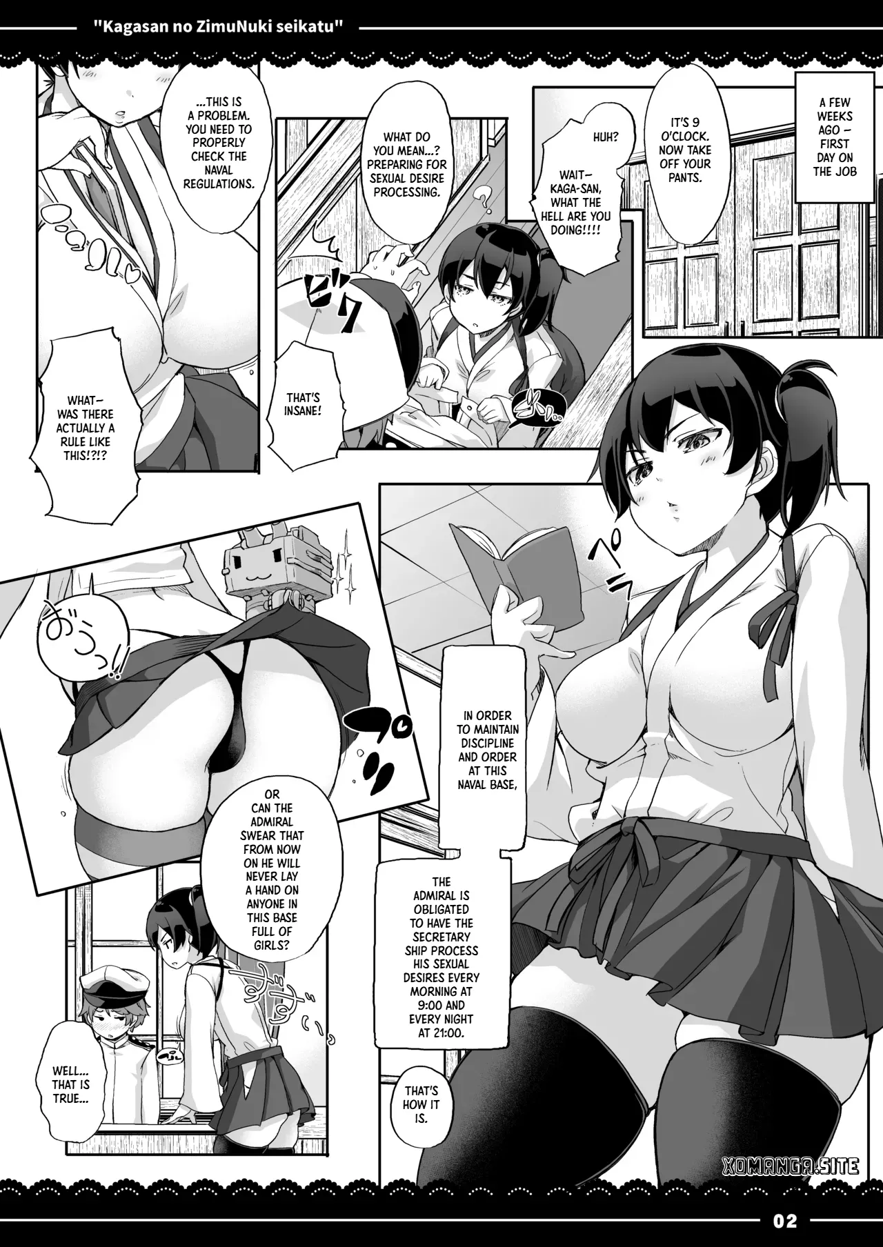 Kaga-san no Jimunuki Seikatsu page 3 full