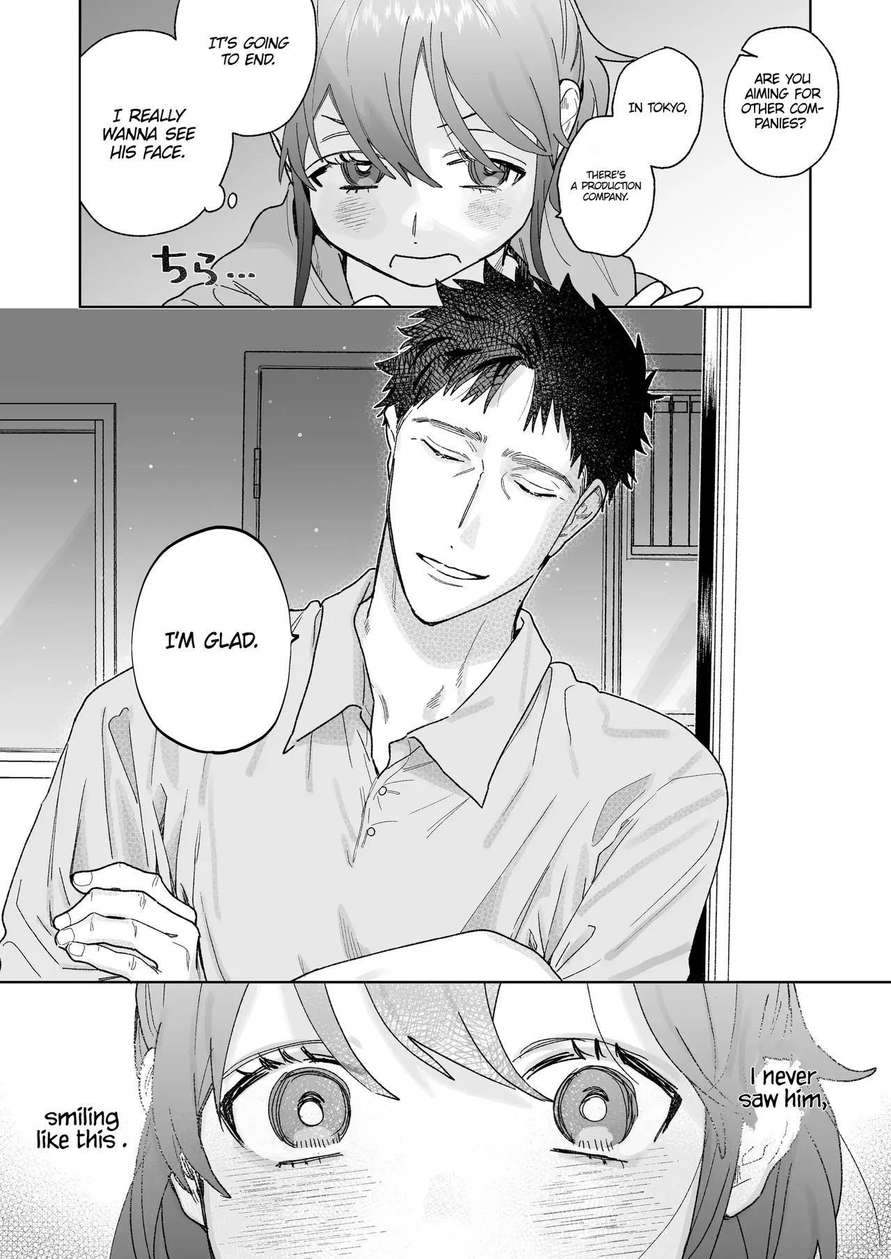 Kowamote cameraman Yasaka-san ga watashi o suki tte maji desu ka!? | Is it true that tough-looking cameraman Yasaka-san likes me!? page 10 full