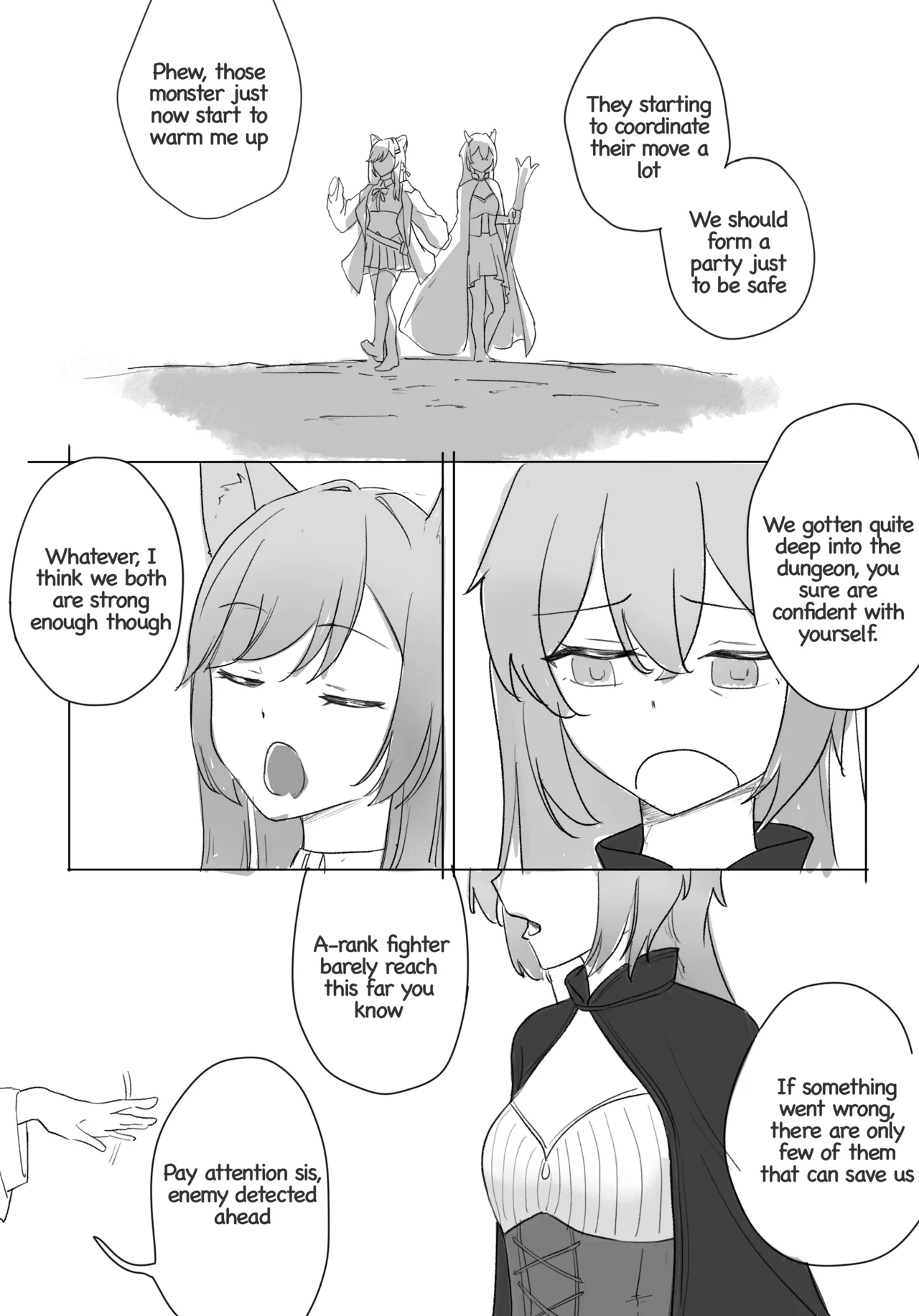 【Chiy_Q】Emi and Jiuer last dungeon trip page 1 full
