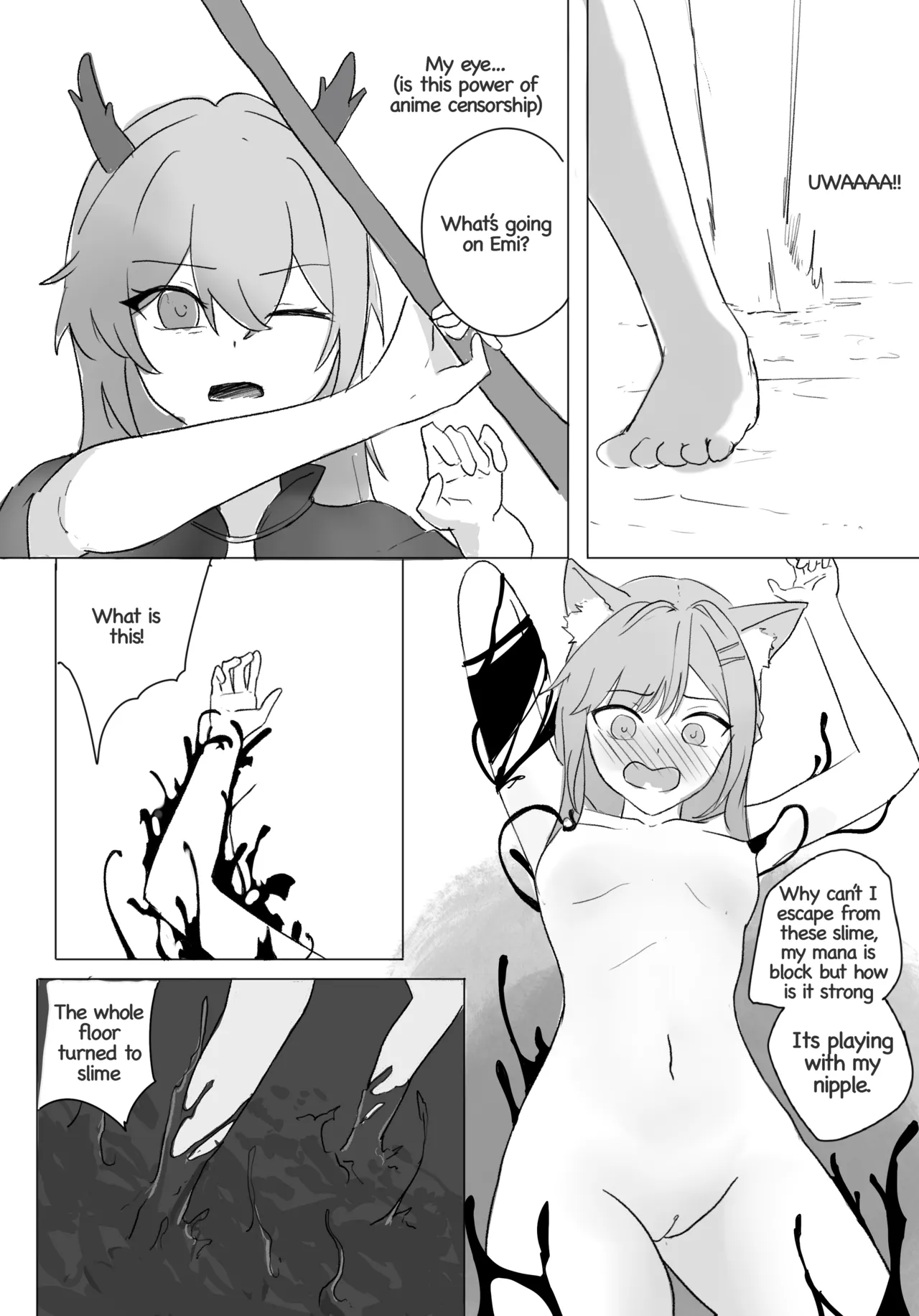 【Chiy_Q】Emi and Jiuer last dungeon trip page 7 full