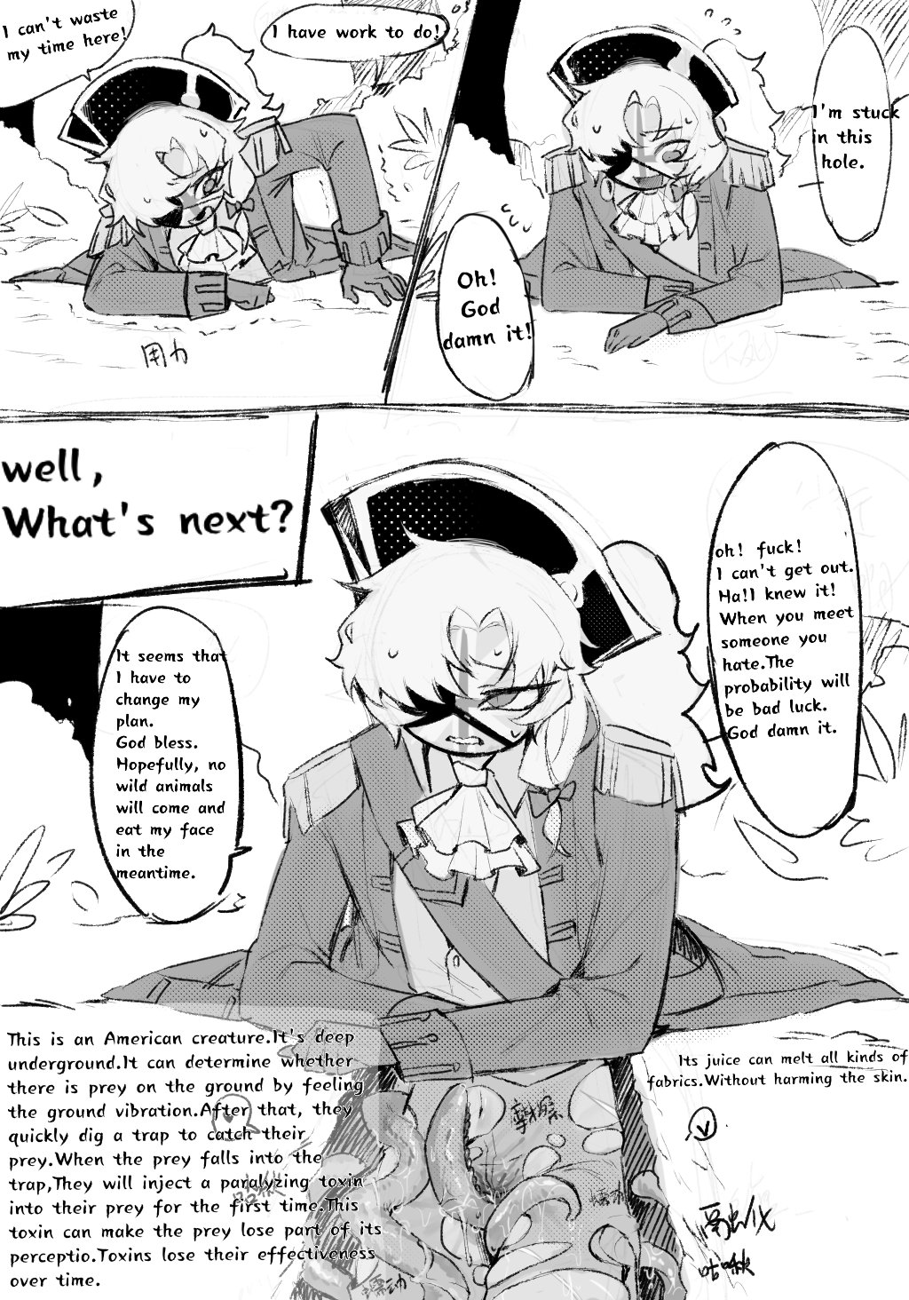 England stuck in Tentacle Hole page 4 full