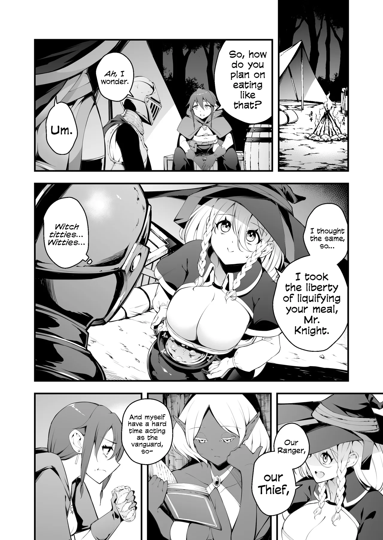 The Apprentice Witch And The Cursed Dick | Minarai Majo to Noroi no Chinpo page 3 full
