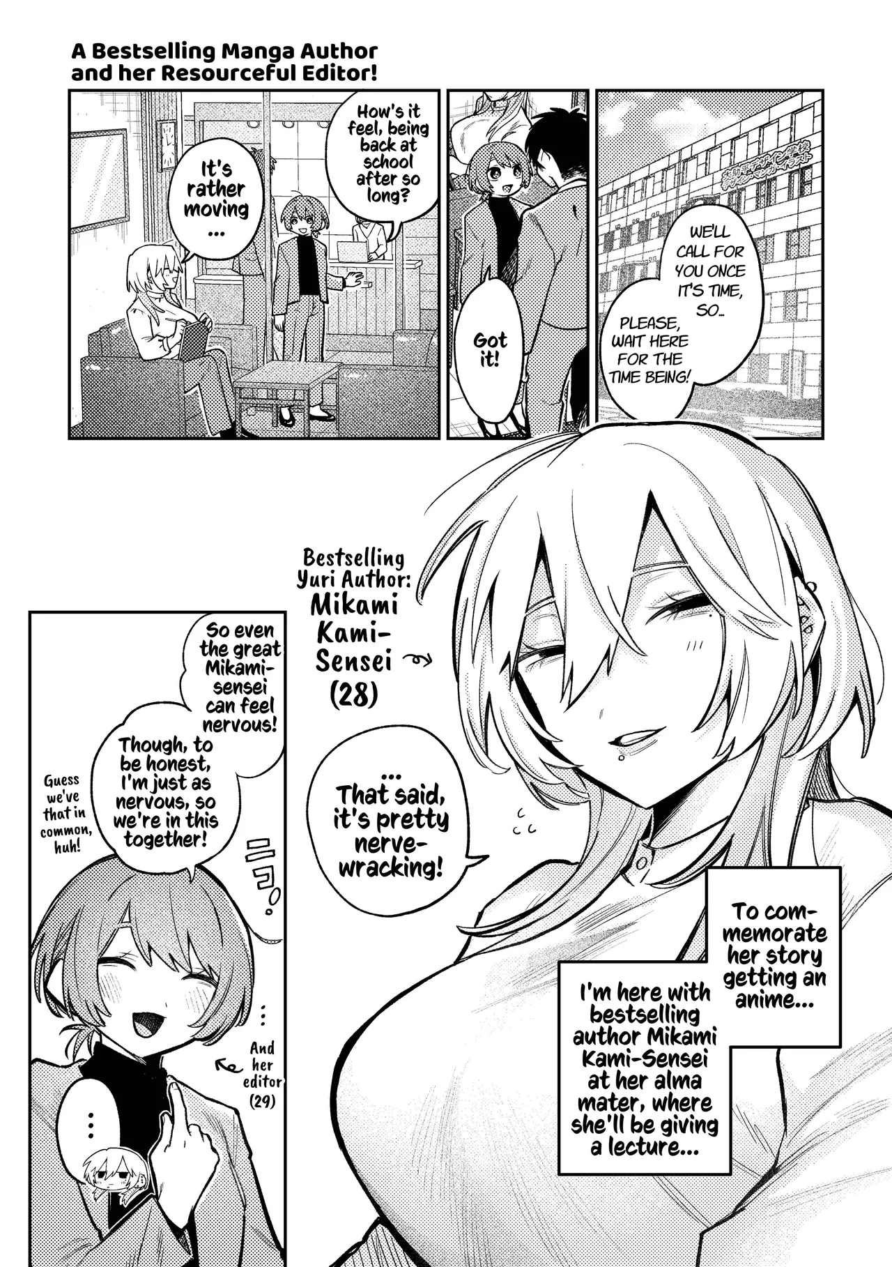 Urekko Mangaka-san to Shigodeki Henshuu-san | Popular Manga Artist and Work Adept Editor page 3 full