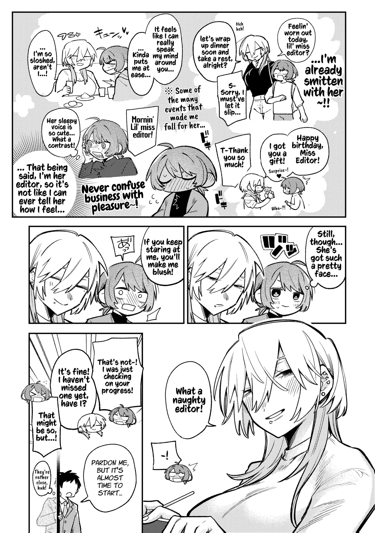 Urekko Mangaka-san to Shigodeki Henshuu-san | Popular Manga Artist and Work Adept Editor page 5 full