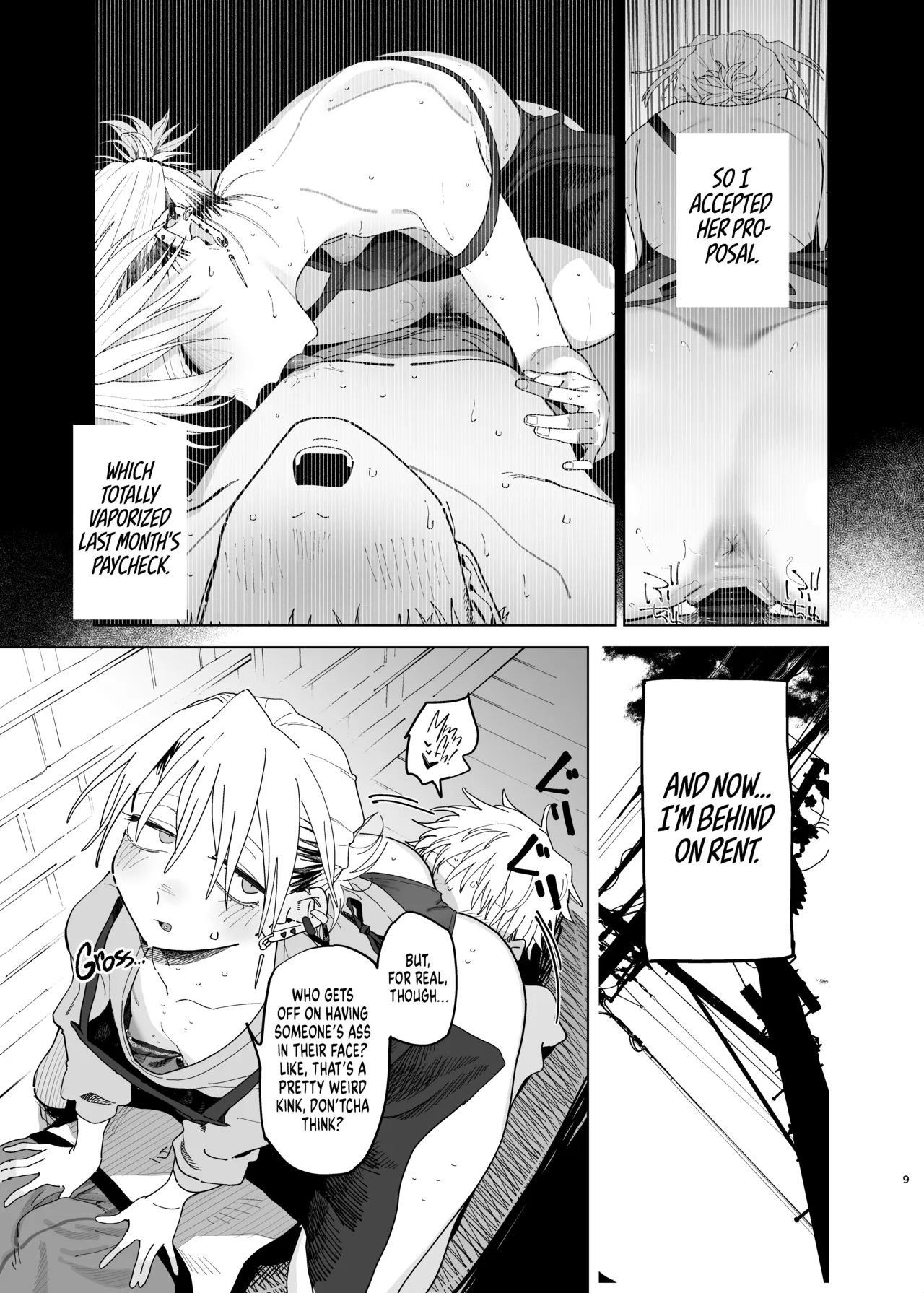 Dekaketsu PowerHara Tenchou ni Shiboraretai! 2 | I Want My Thick, Power-tripping Manager to Wring Me Dry! 2 page 8 full
