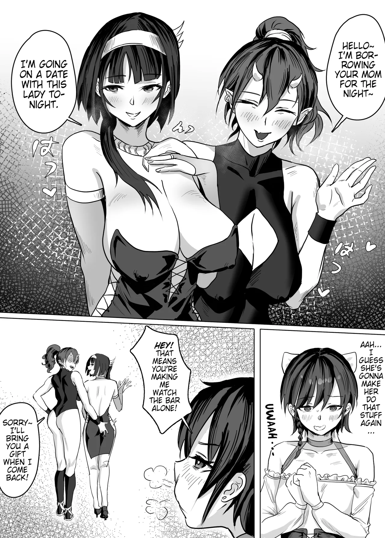 Haha ga Keiei Shiteiru no wa Isekai Yuri Sakaba nano ka!? | My Mother Runs An Isekai World Lezzy Tavern!? page 7 full