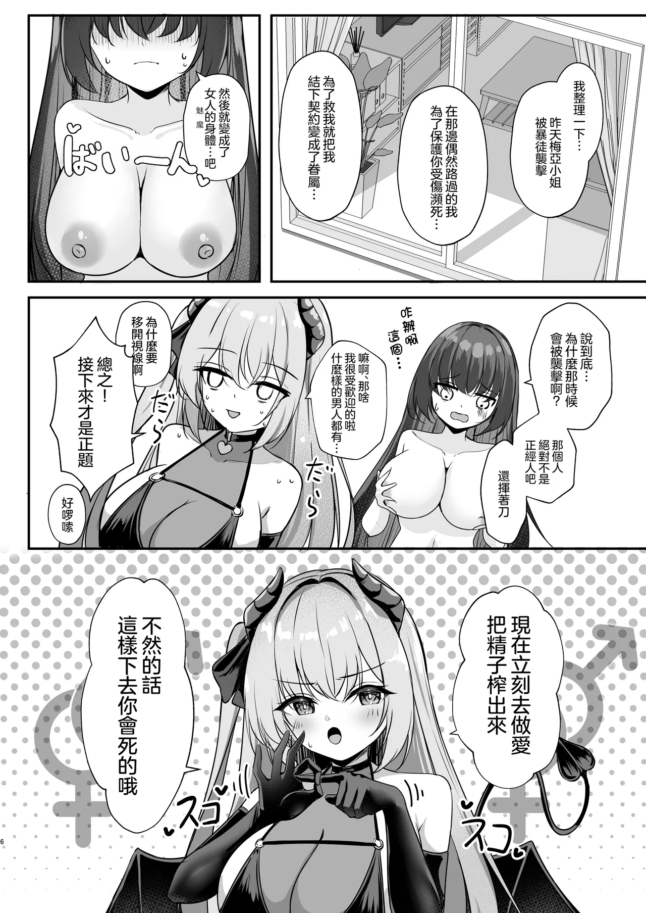 Succubus ni TS Shitemo Zettai ni Mesu Ochi Nante Shinai! | 就算TS成了魅魔我也绝对不会雌堕的！ page 6 full