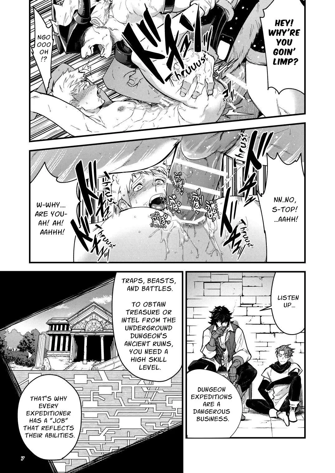 Ingoku no Meikyu - Job-mei 'onaho' no Shinjin Tansakusha wa Nakamatachi ni chokyo  sarete Lv99 no Nikubenkininaru - page 7 full