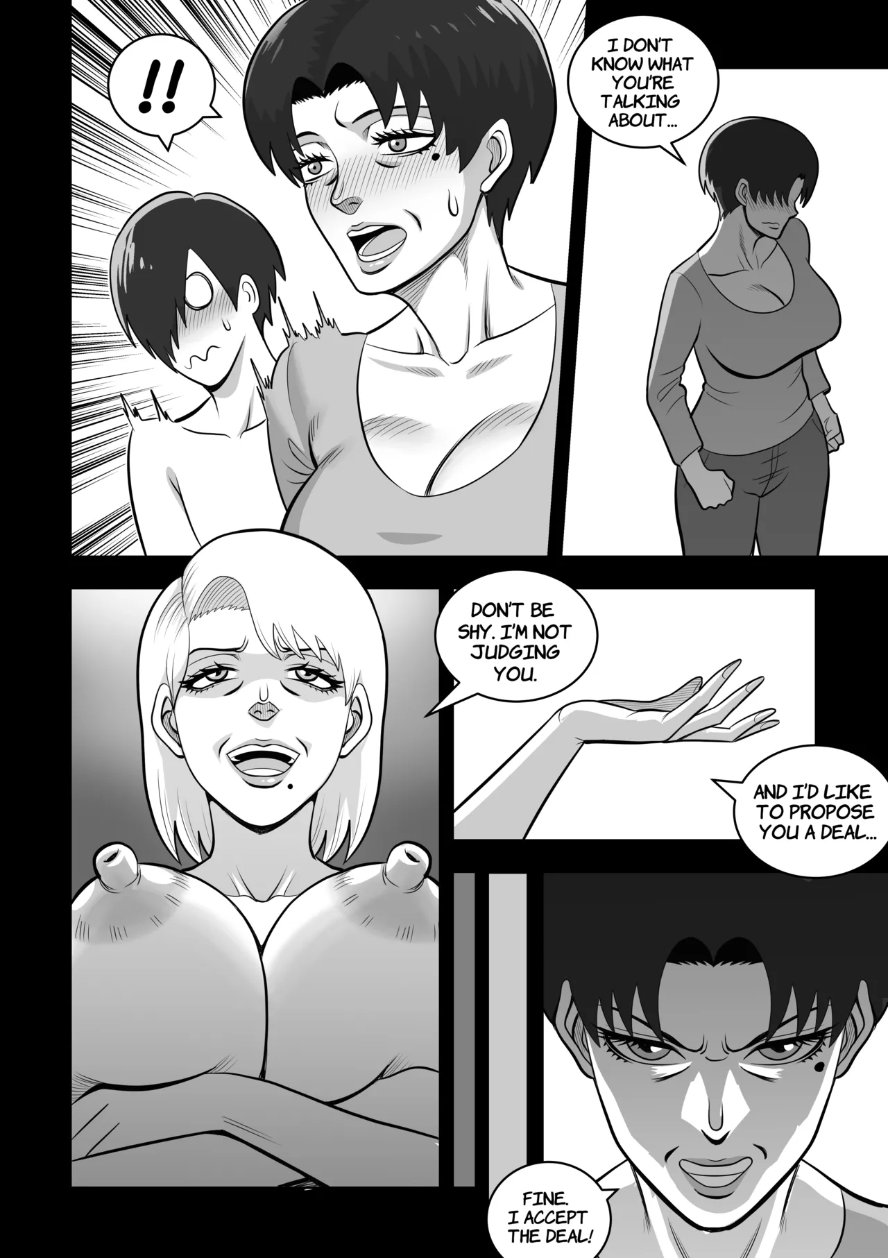 Dad stole my gf so i try to steal his wife - CH4 page 8 full