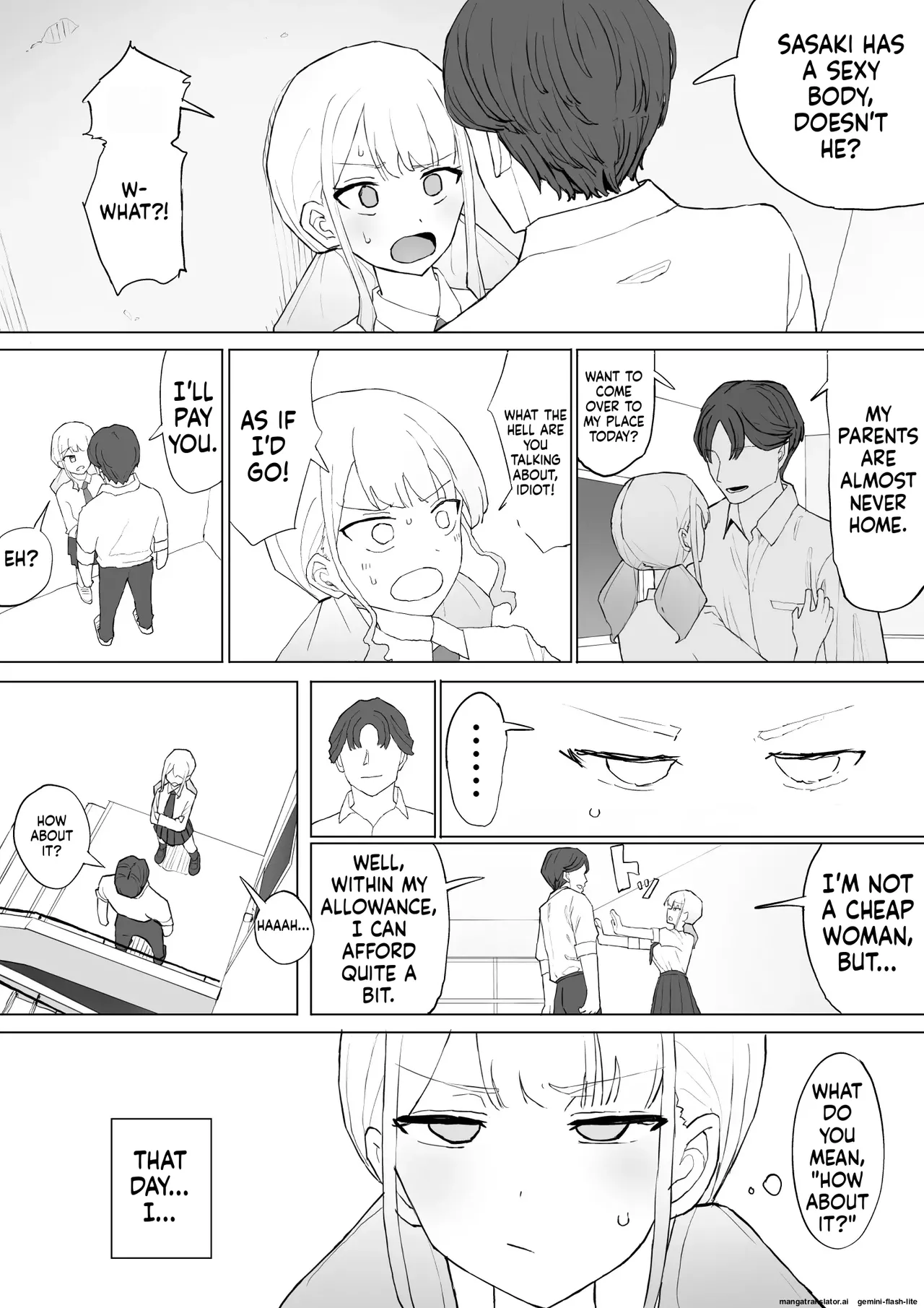 Okane no Kankei dakara page 8 full