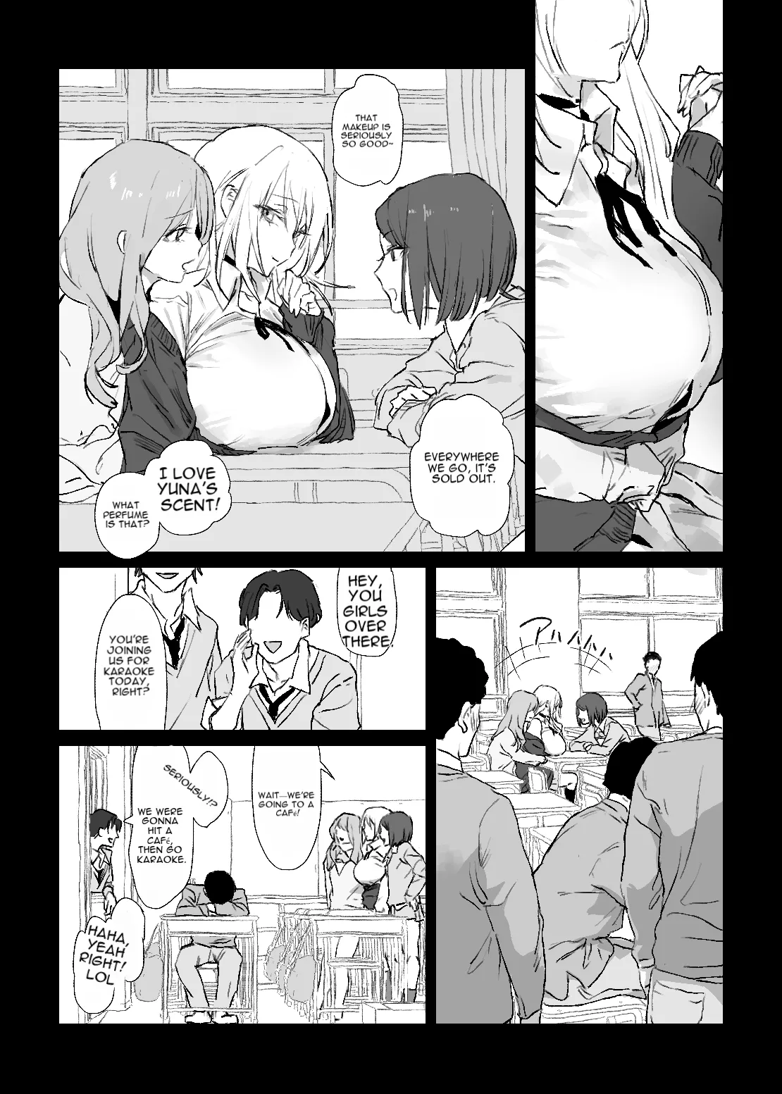 A Secret Sketch Session with My Favorite Gyaru page 5 full