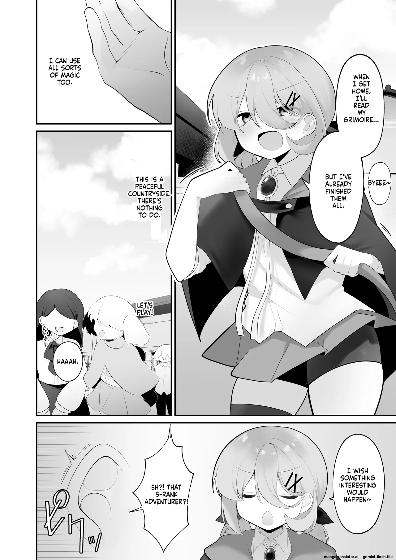 Jishou Tensai Shoujo, Ero Trap Dungeon ni Idomu ~Sugureta Zunou to Boudai na Maryoku to Saikyou no Omamori de Musou Shimasu~ page 3 full