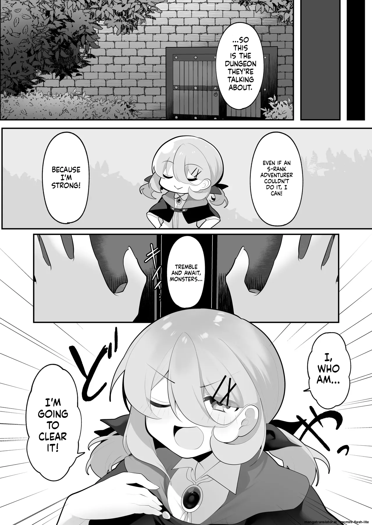 Jishou Tensai Shoujo, Ero Trap Dungeon ni Idomu ~Sugureta Zunou to Boudai na Maryoku to Saikyou no Omamori de Musou Shimasu~ page 5 full