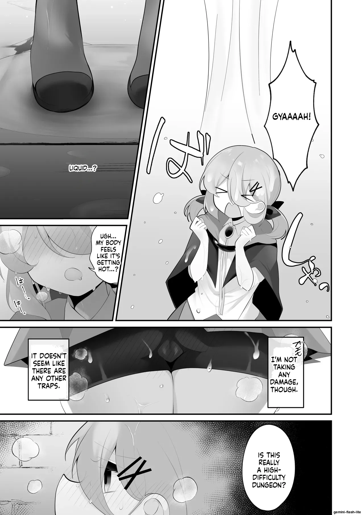 Jishou Tensai Shoujo, Ero Trap Dungeon ni Idomu ~Sugureta Zunou to Boudai na Maryoku to Saikyou no Omamori de Musou Shimasu~ page 8 full