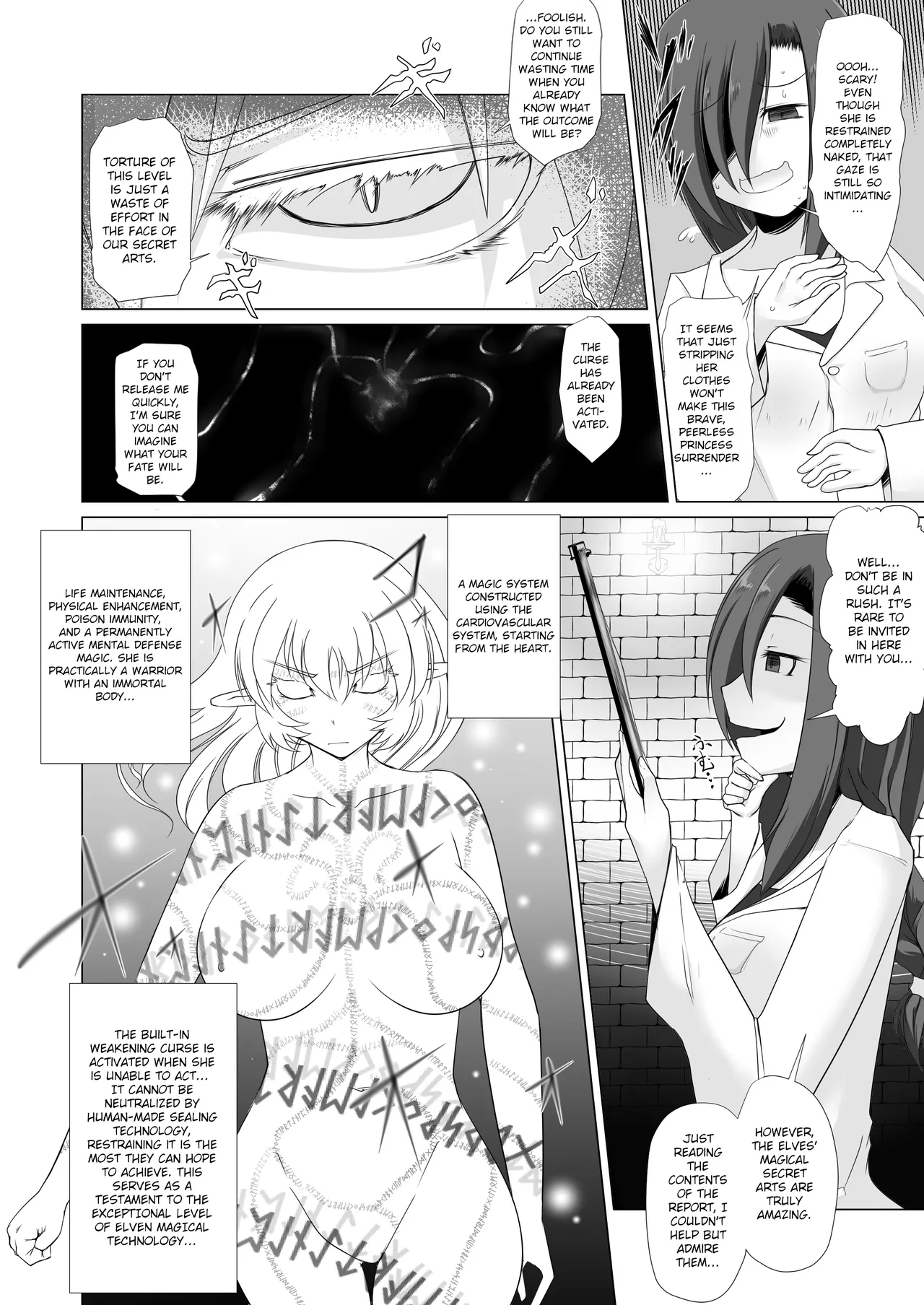 Elf Oujo Kousoku Kusuguri Monzetsu Zecchou Goumon | Elf Princess Bound Tickle Torture - Tickle to Ecstatic Climax page 4 full
