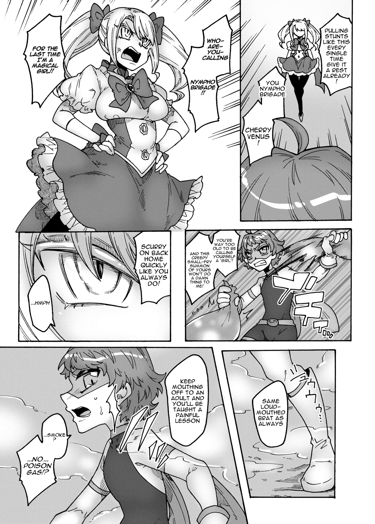 Gouhou Hero vs Mahou Chijo ~Shukuteki! Futanari Mahou Shoujo~ | Adult Hero vs Nympho Magical Girl ～Arch-Nemesis! The Futanari Magical Girl～ page 4 full