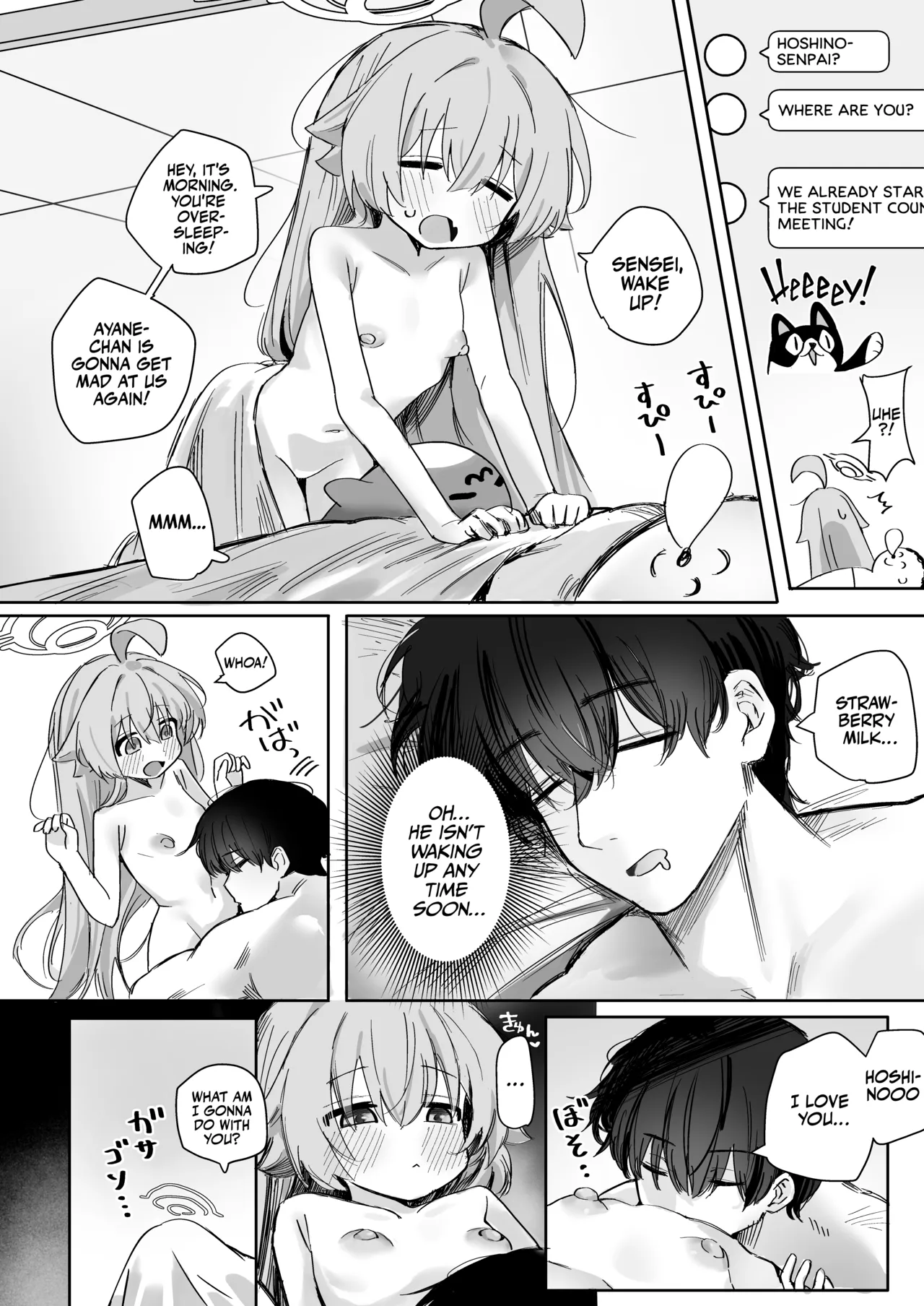 Koibito Hoshino to Amatoro Ecchi suru Hon | A Lovey-dovey NSFW Book About Hoshino! page 4 full