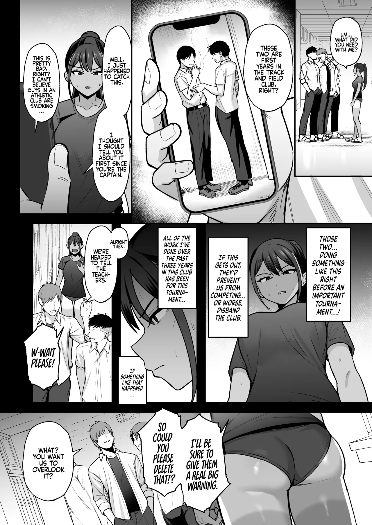 The Captain of the Track and Field Club Surrenders to a Bunch of Delinquents page 7 full