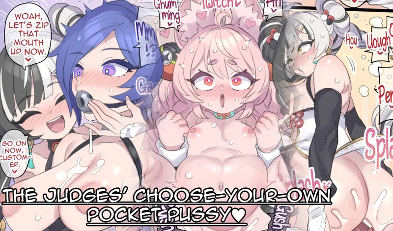 Saiketsu-kan-tachi no yoridori nama onaho♥ | The Judges' Choose-Your-Own pocket pussy ♥ page 1 full