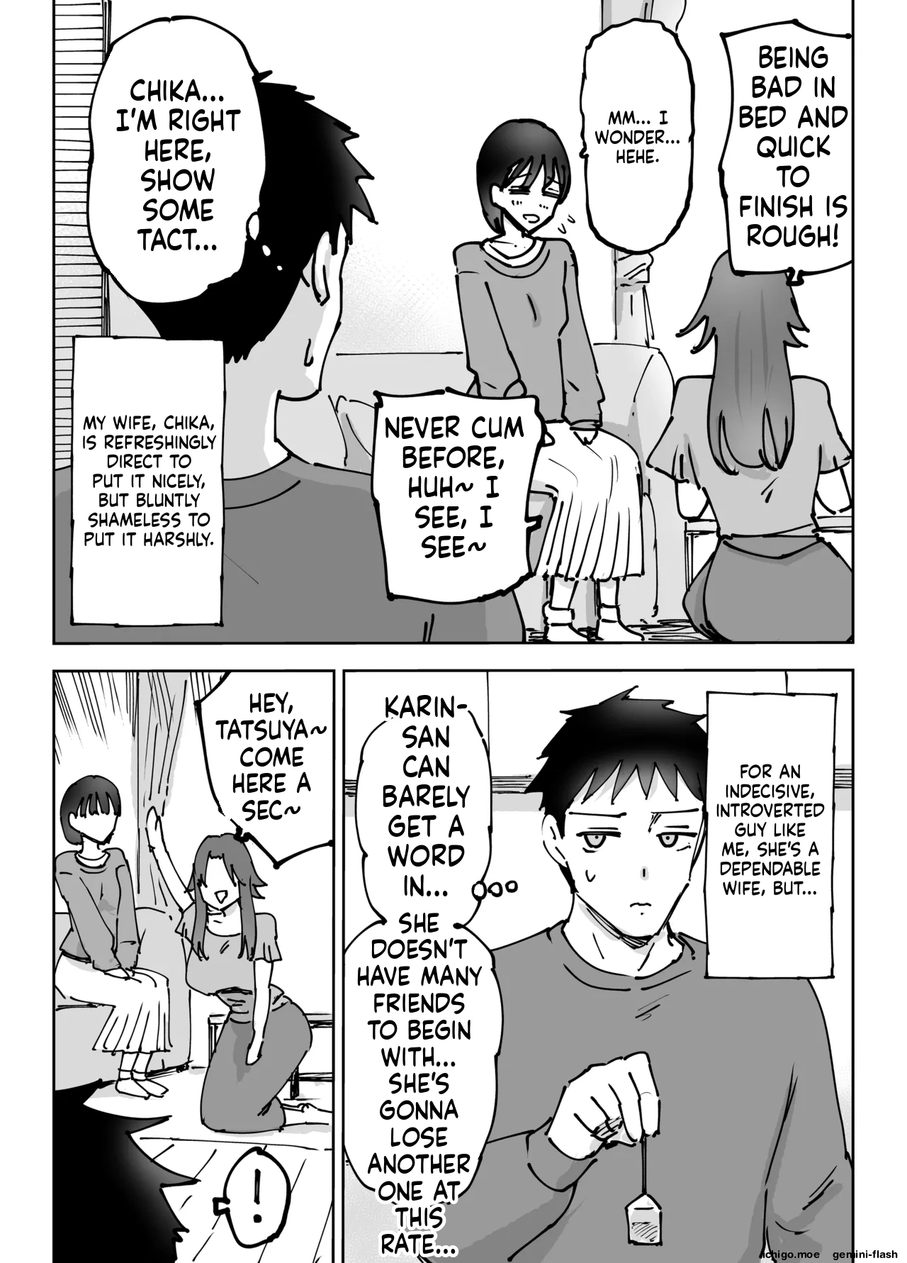 Zecchou Houkai ~Tsuma no Tomodachi o Ikasetara... Sono Otto ni Tsuma o Kowasaremashita~ | Climax Collapse ~When I Made My Wife’s Friend Climax… Her Husband Destroyed My Wife~ page 7 full