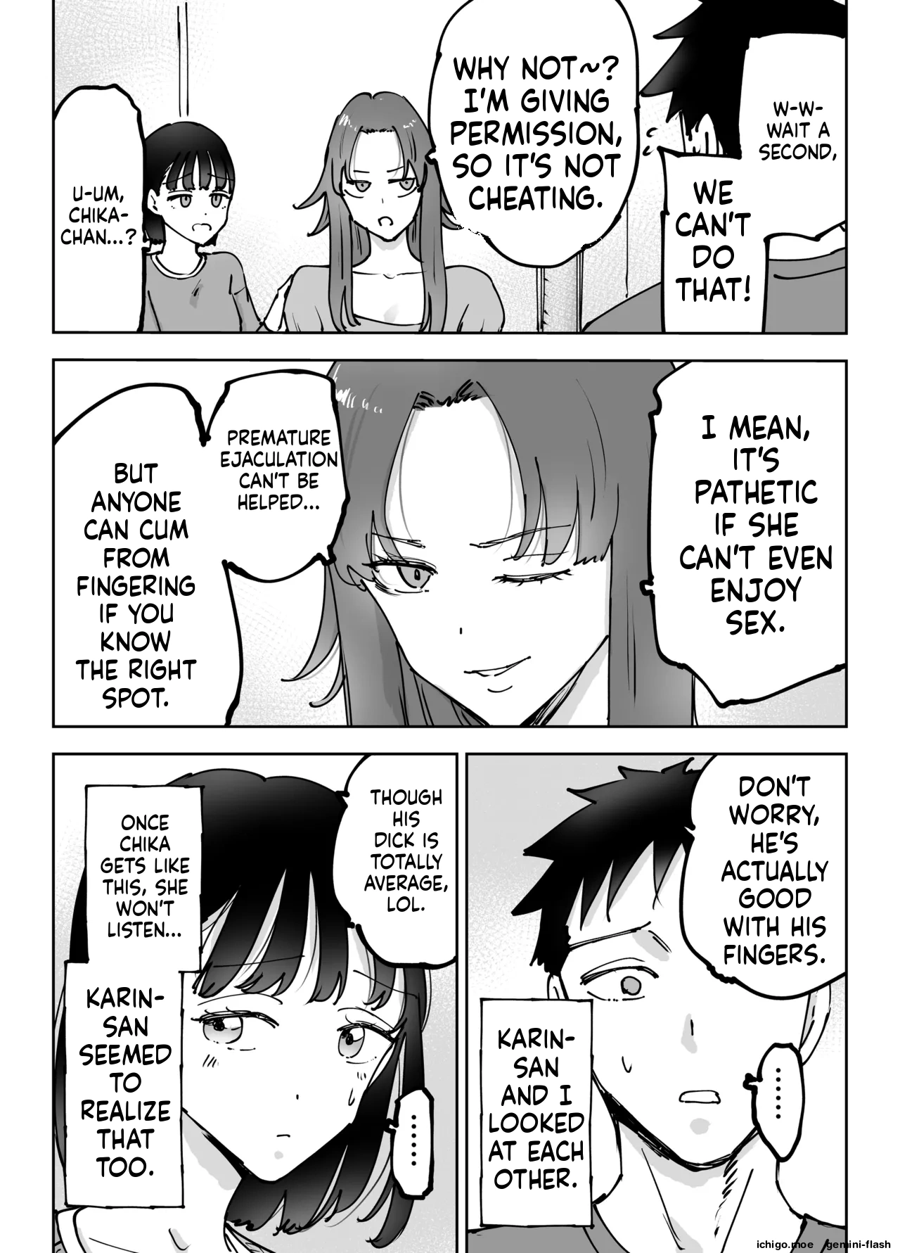 Zecchou Houkai ~Tsuma no Tomodachi o Ikasetara... Sono Otto ni Tsuma o Kowasaremashita~ | Climax Collapse ~When I Made My Wife’s Friend Climax… Her Husband Destroyed My Wife~ page 9 full