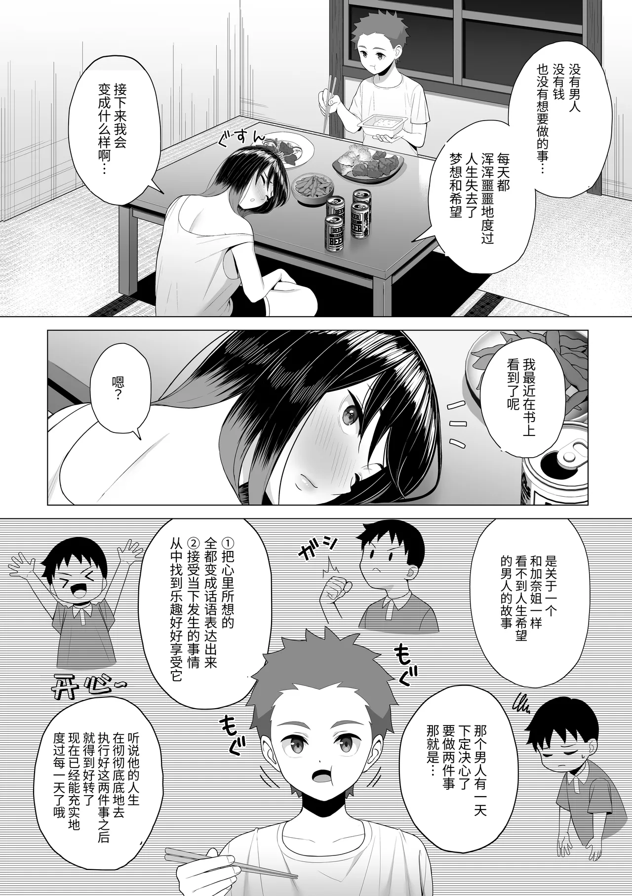 Yopparai Nee-chan no Jinsei ga Kouten suru Koudou Henyou | 醉酒姐姐的人生转好的行为改变 page 7 full