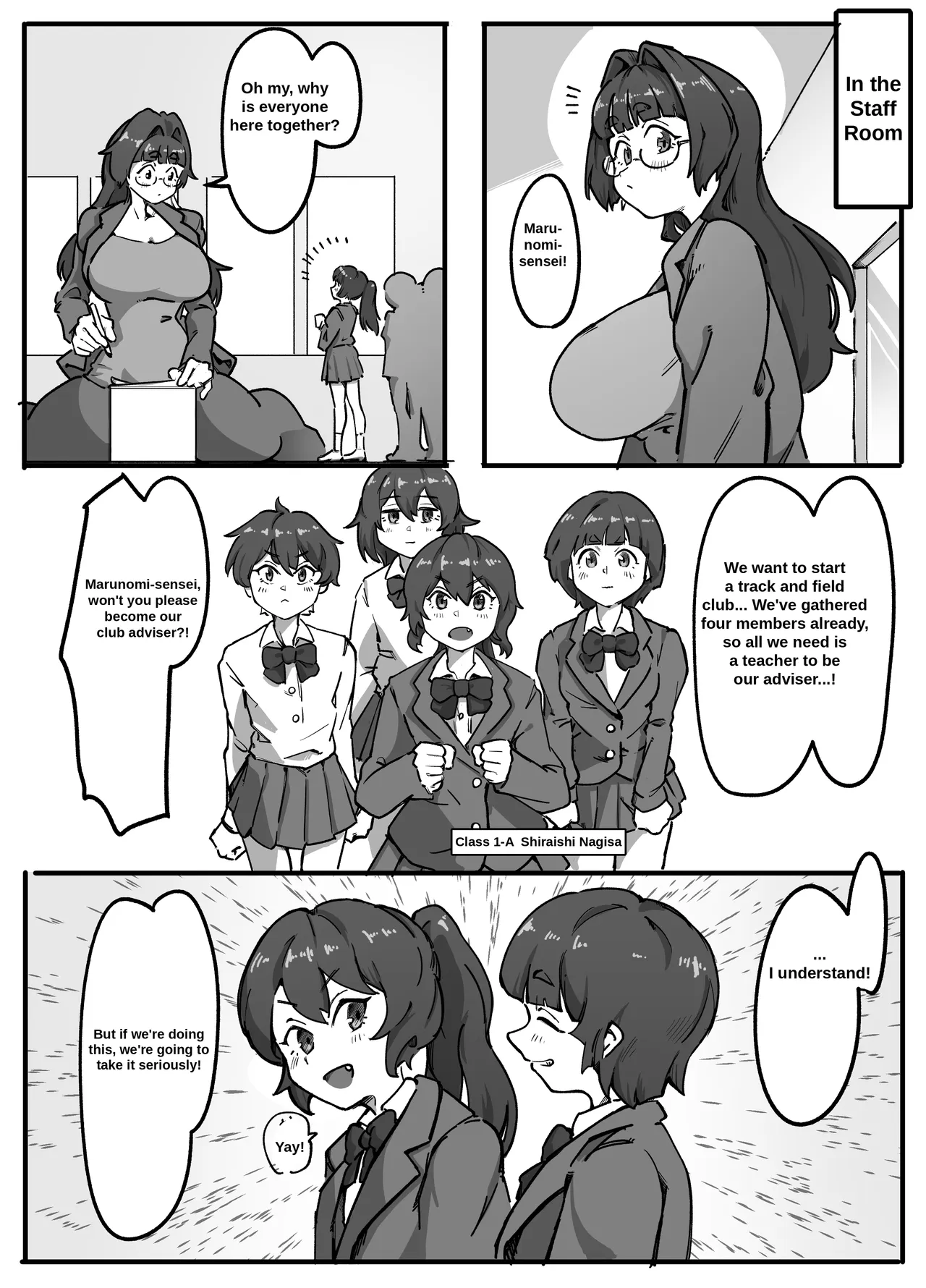 Marunomi-sensei no Tokubetsu Jugyou! | Miss Marunomi's Special Class! page 10 full