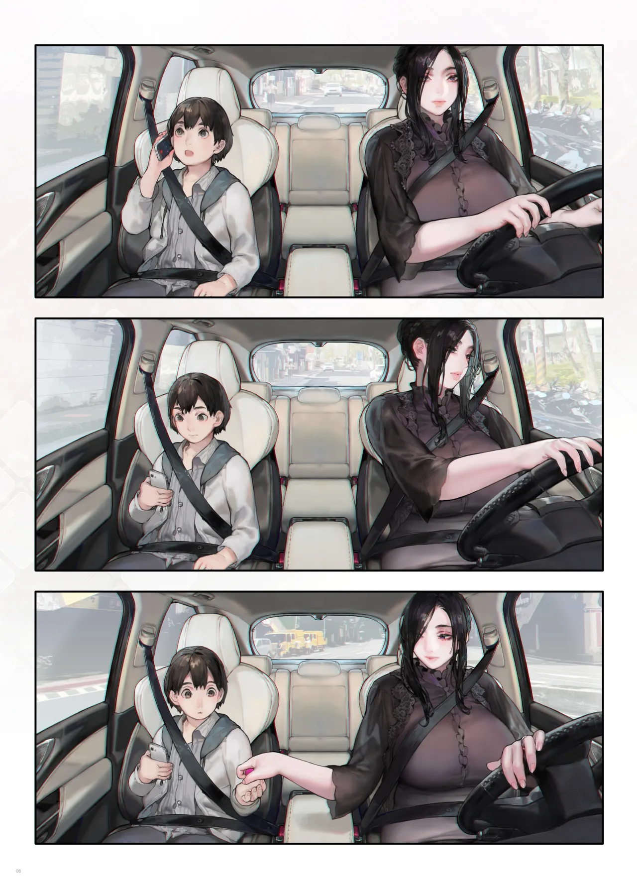 Gokinjo no Oku-san, Drive ni Itte mo KinTra o Saboranai. page 5 full