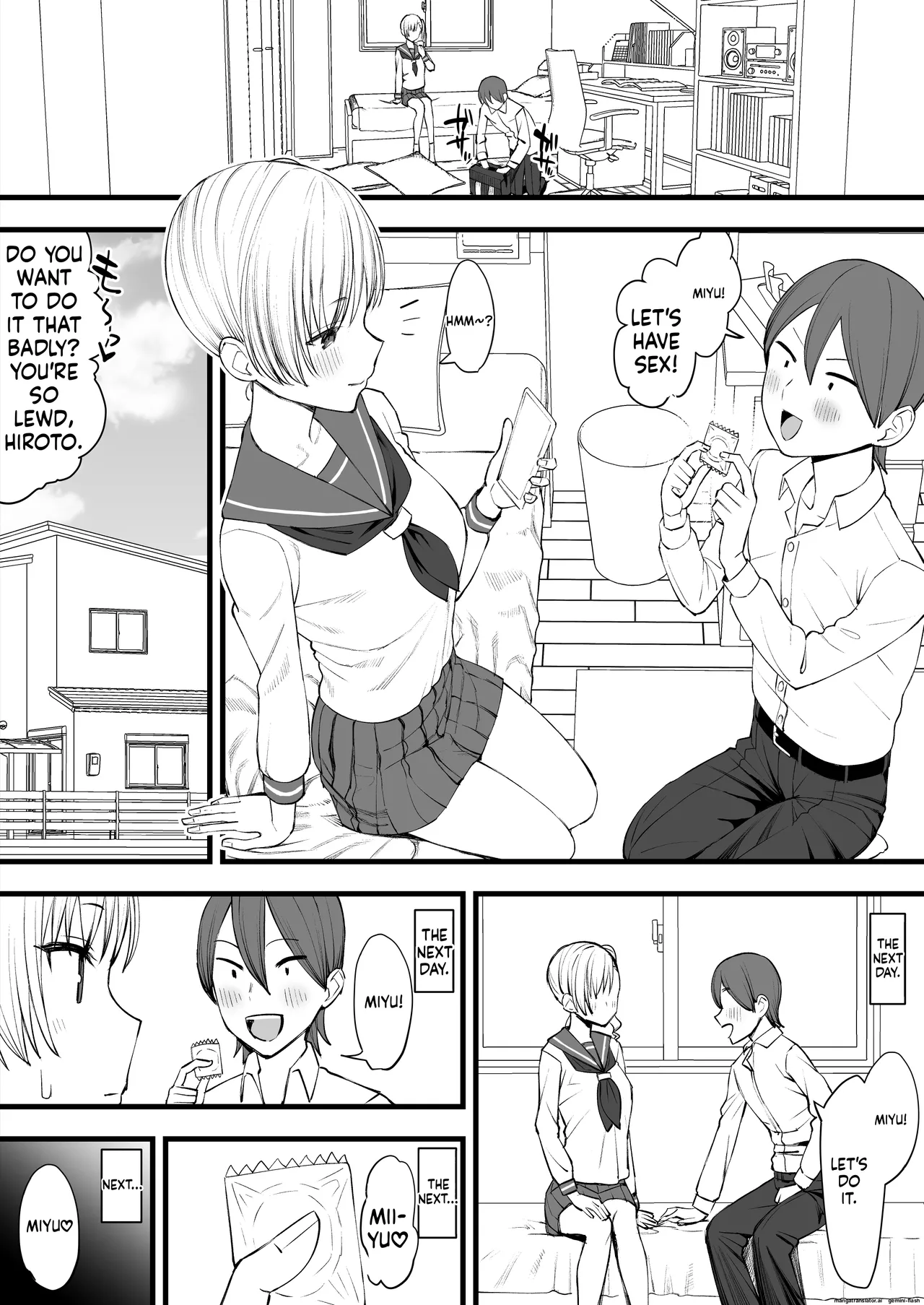 Yarichin ga Tenkou Shite Kita! Netorare Kouhen | The Fuckboy Transferred in! Ntr Part 2 page 2 full