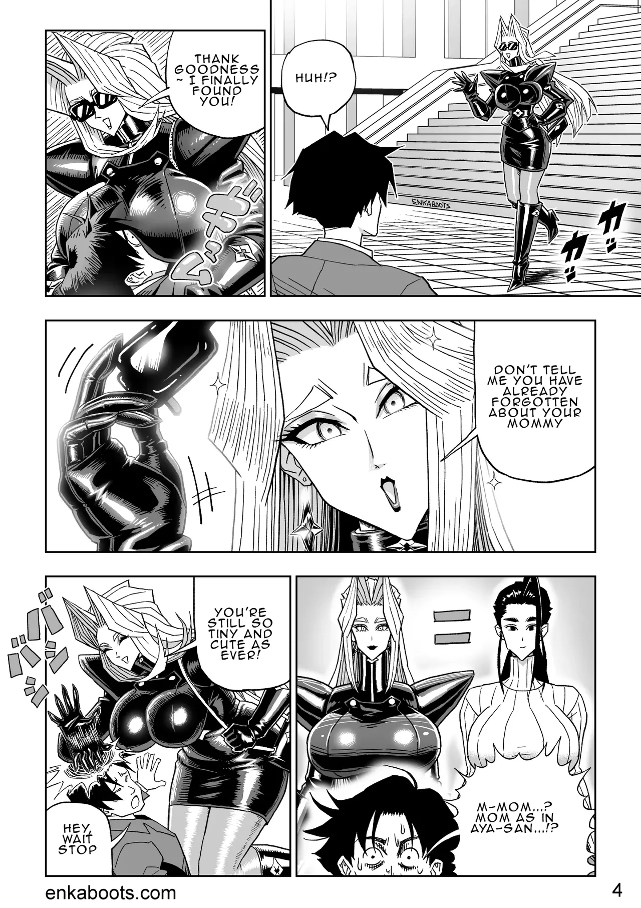 Manga 3 "My Stepmother is a Leather Queen" page 8 full