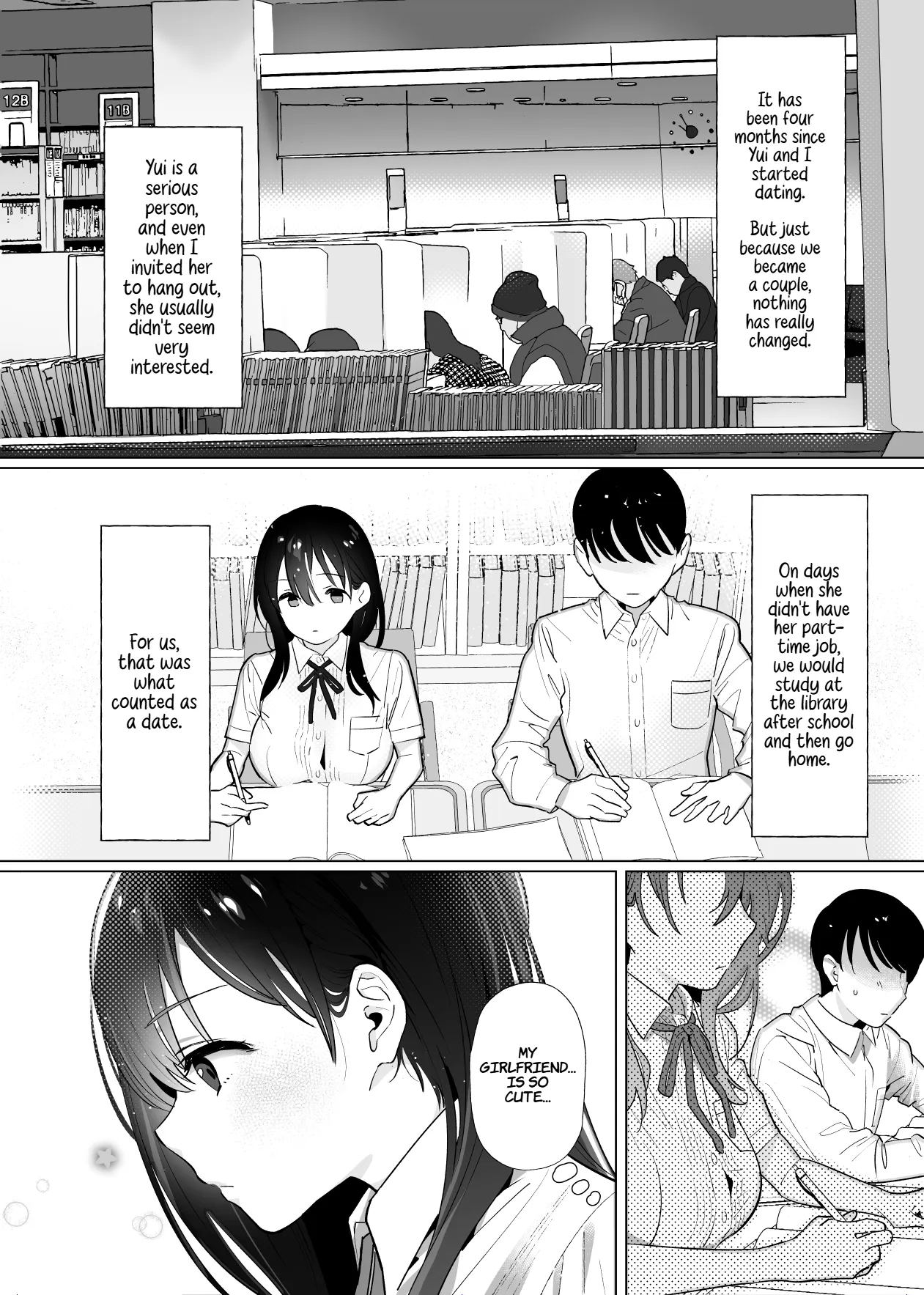 Kanojo wa mada 18cm Ijou o Shiranai. | She has never experienced anything close to 18 cm. page 7 full